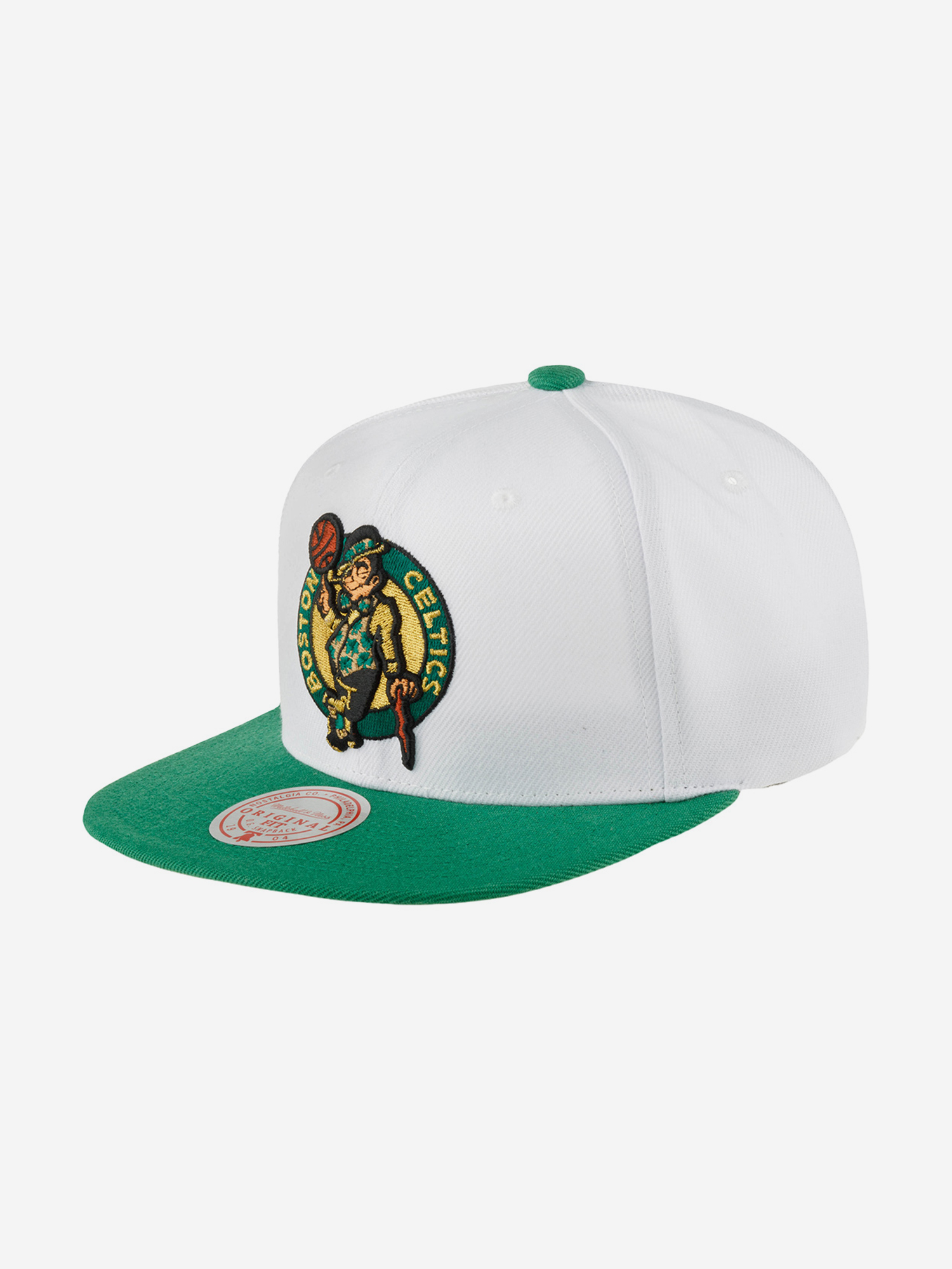 Изображение товара Бейсболка с прямым козырьком MITCHELL NESS 6HSSSH21293-BCEWHGN Boston Celtics NBA