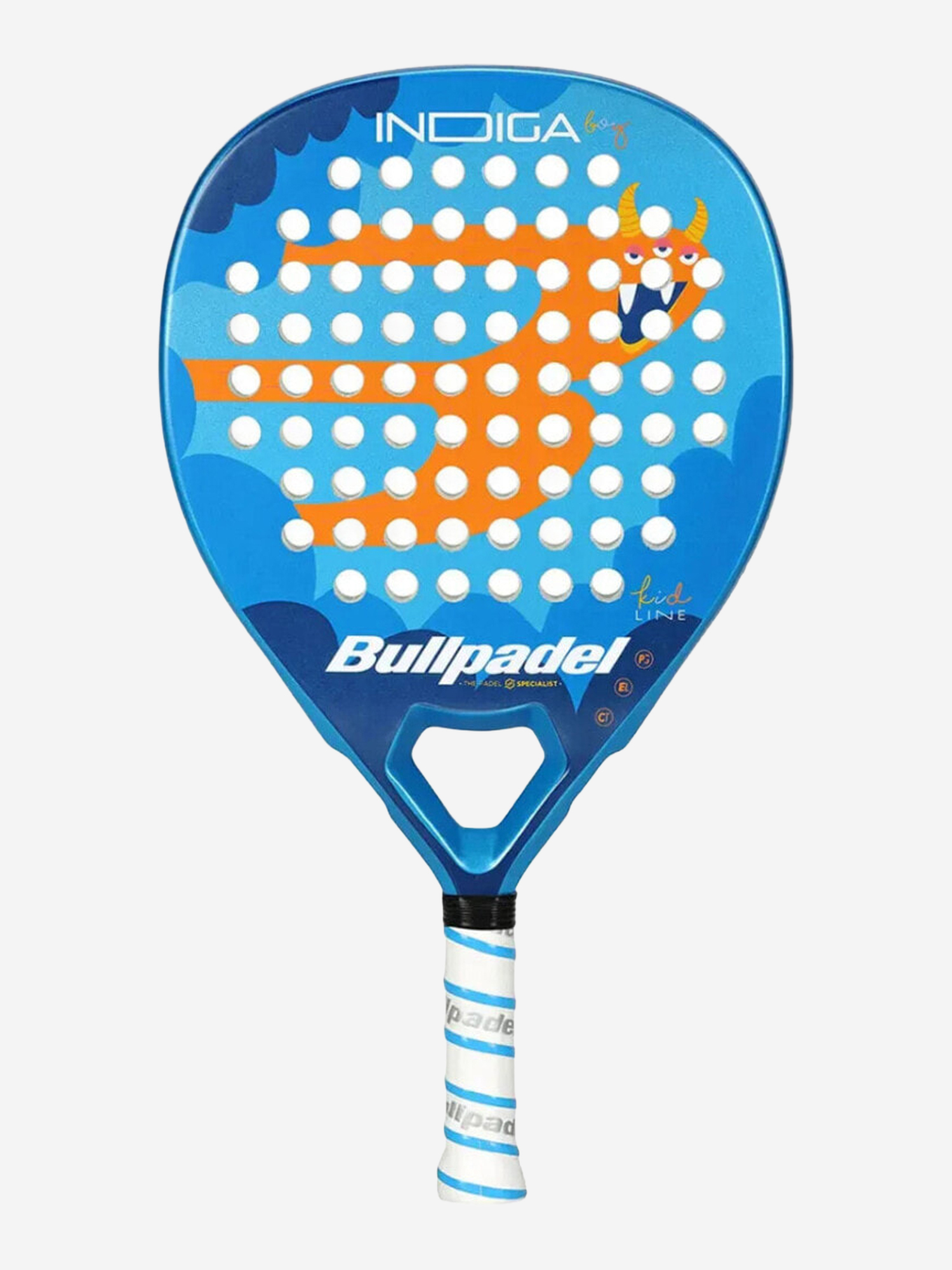 Изображение товара Ракетка для падел-тенниса BULLPADEL INDIGA BOY 26 новичкам Изображение товара Ракетка для падел-тенниса BULLPADEL INDIGA BOY 26 новичкам