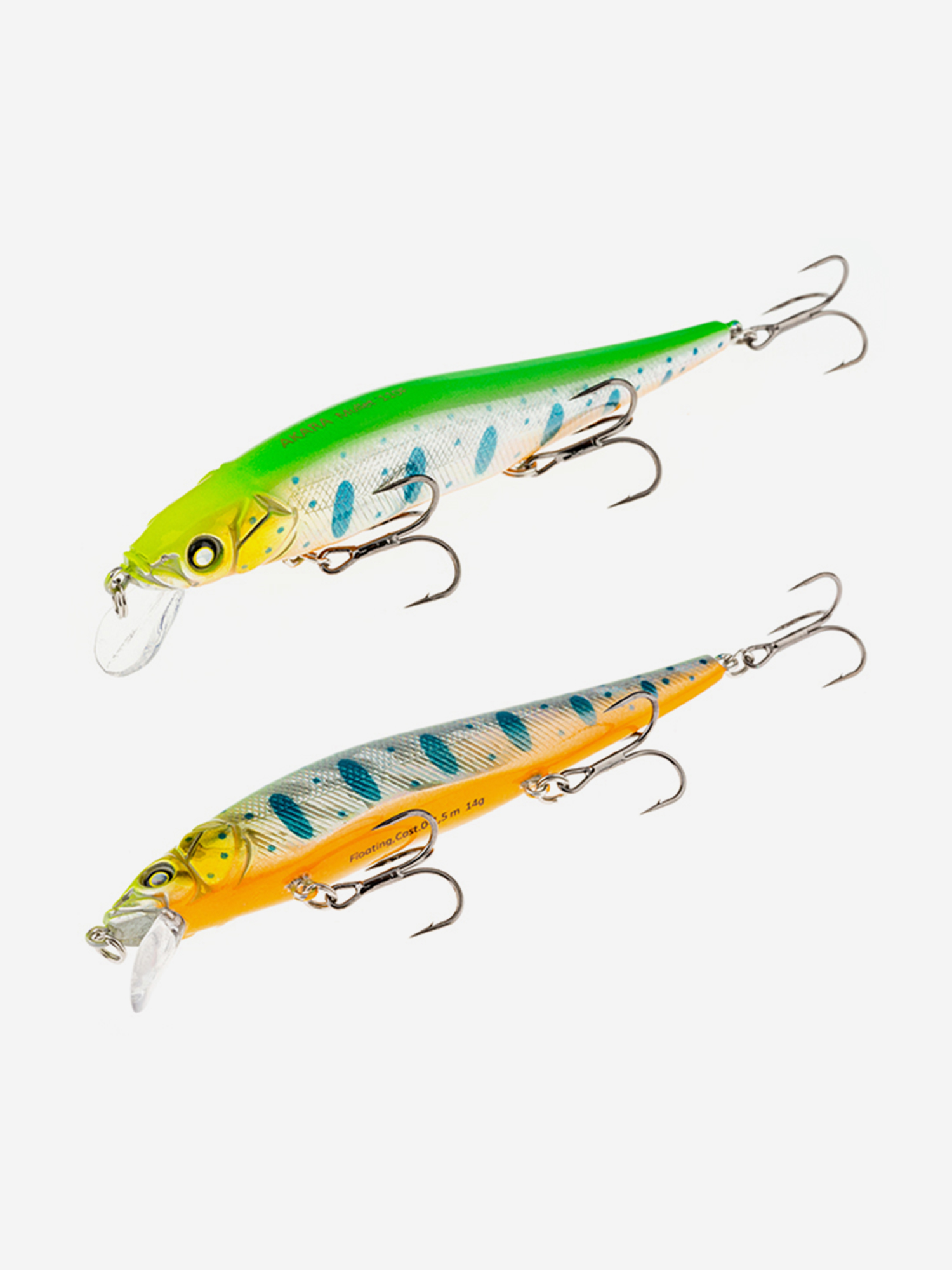 

Воблер Akara Mullet 110F 14 гр. (1/2 oz 4,3 in) A204, Мультицвет