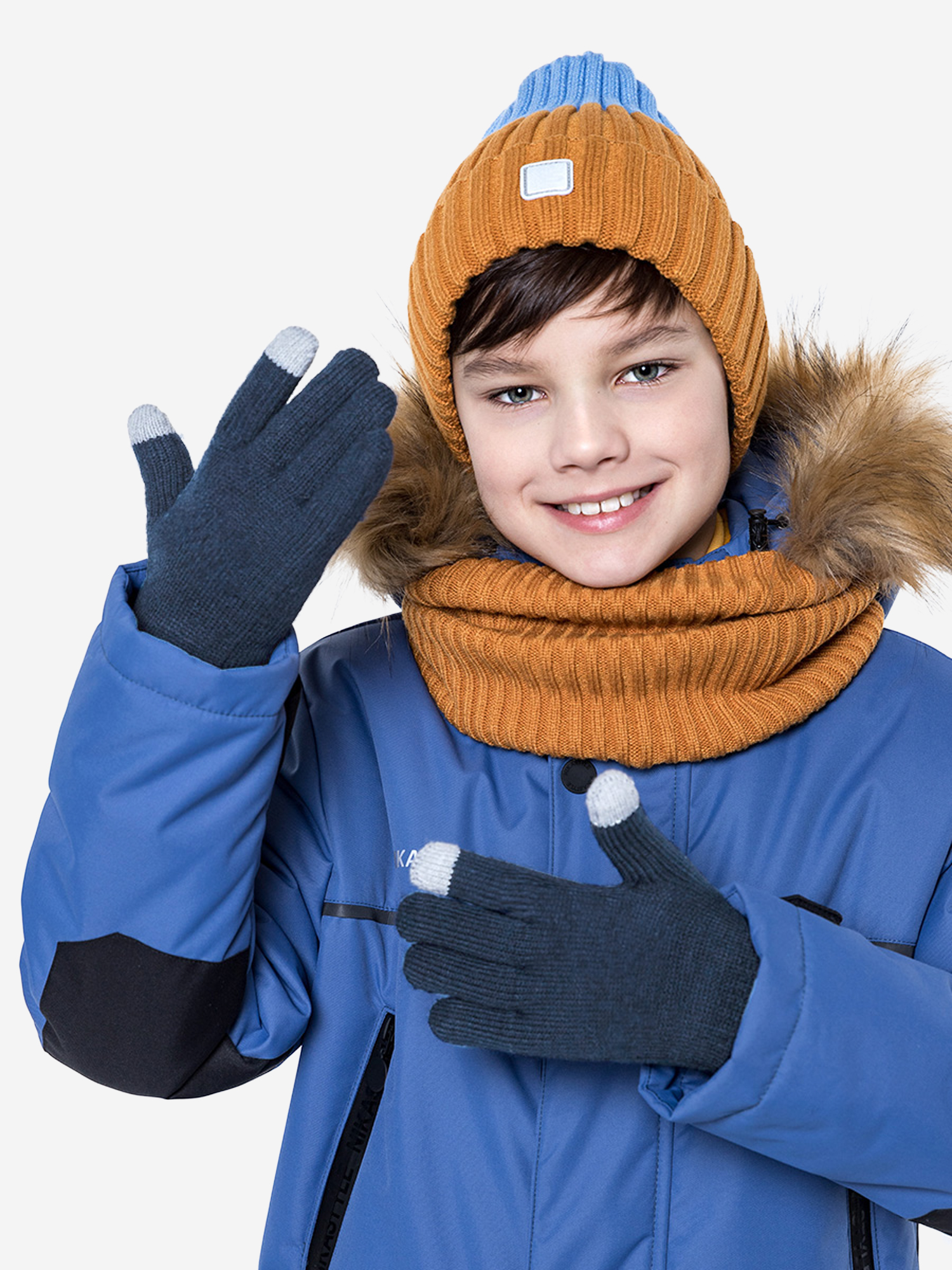 

Перчатки NIKASTYLE, Синий