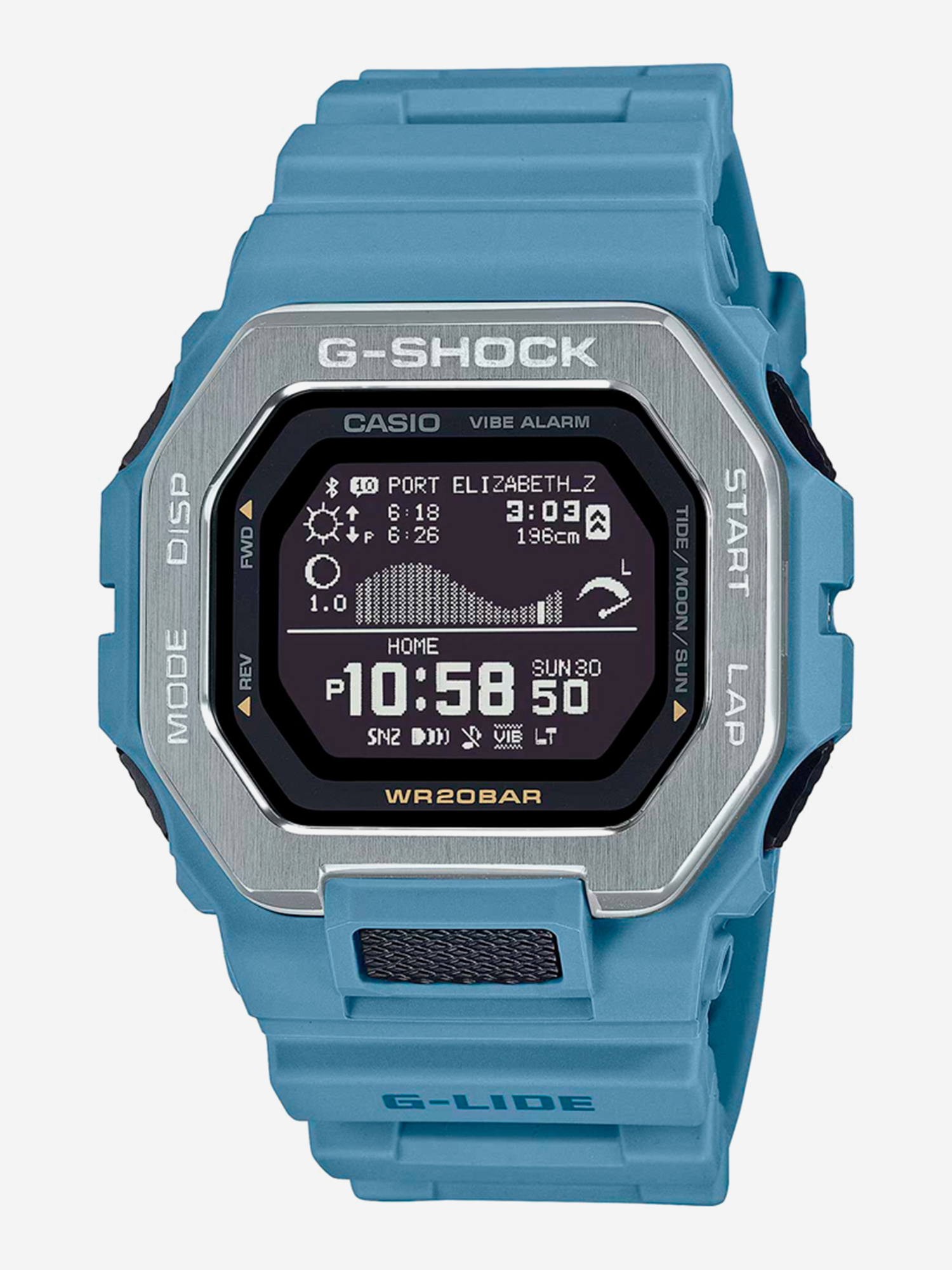 

Спортивные часы CASIO GBX-100-2A, Голубой