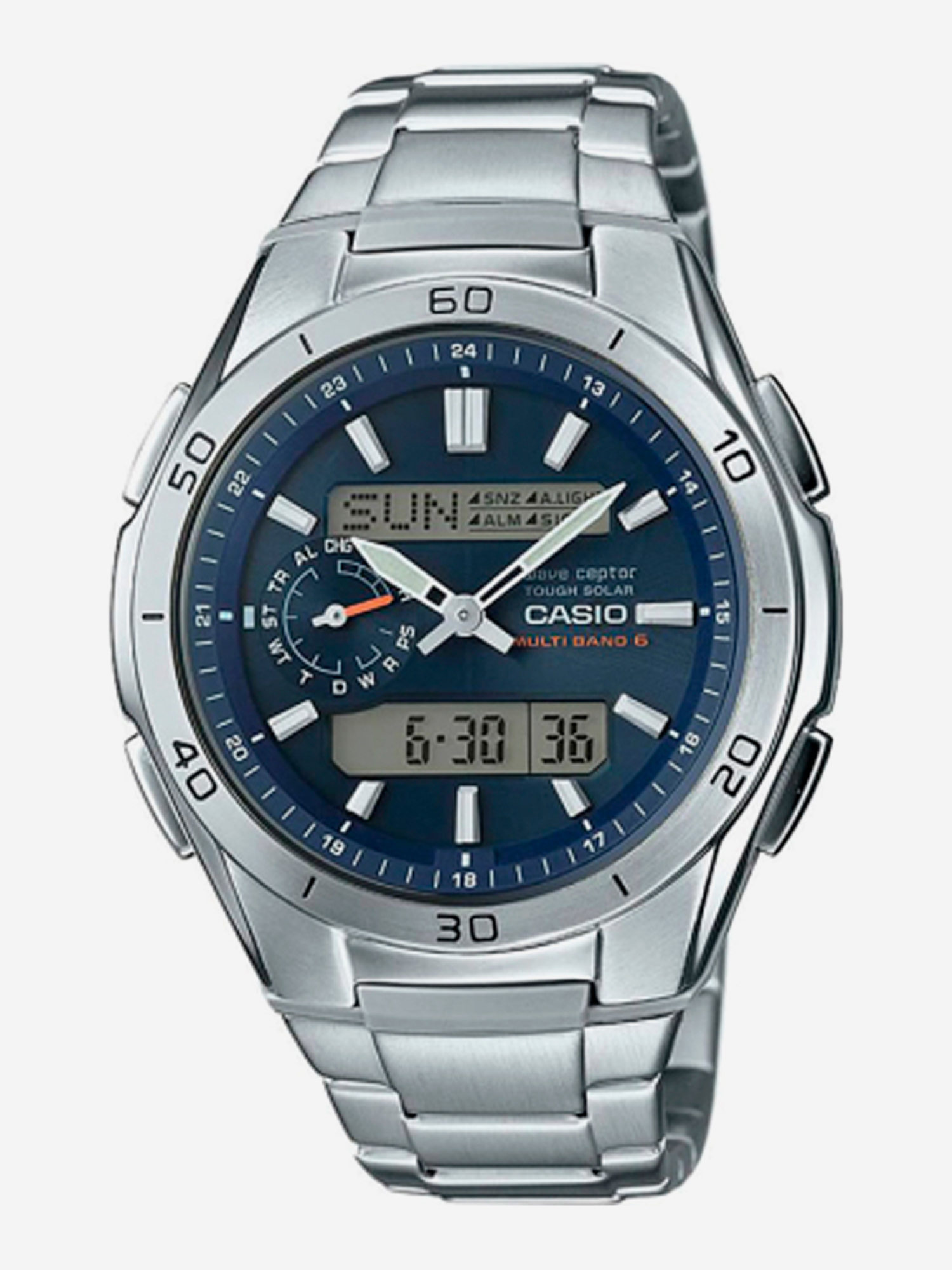 

Наручные часы Casio WVA-M650D-2A, Серебряный