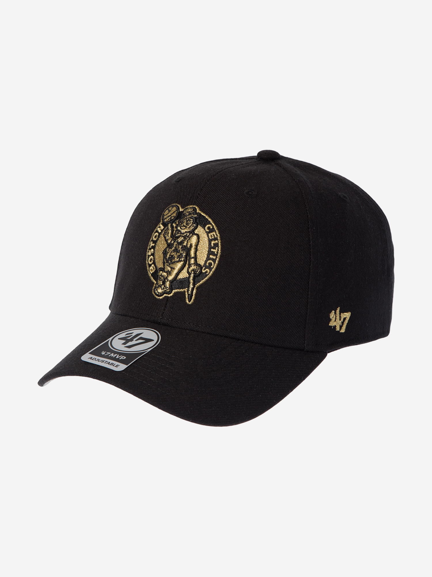 

Бейсболка 47 BRAND K-MTMVP02WBV-BK Boston Celtics NBA (черный), Черный