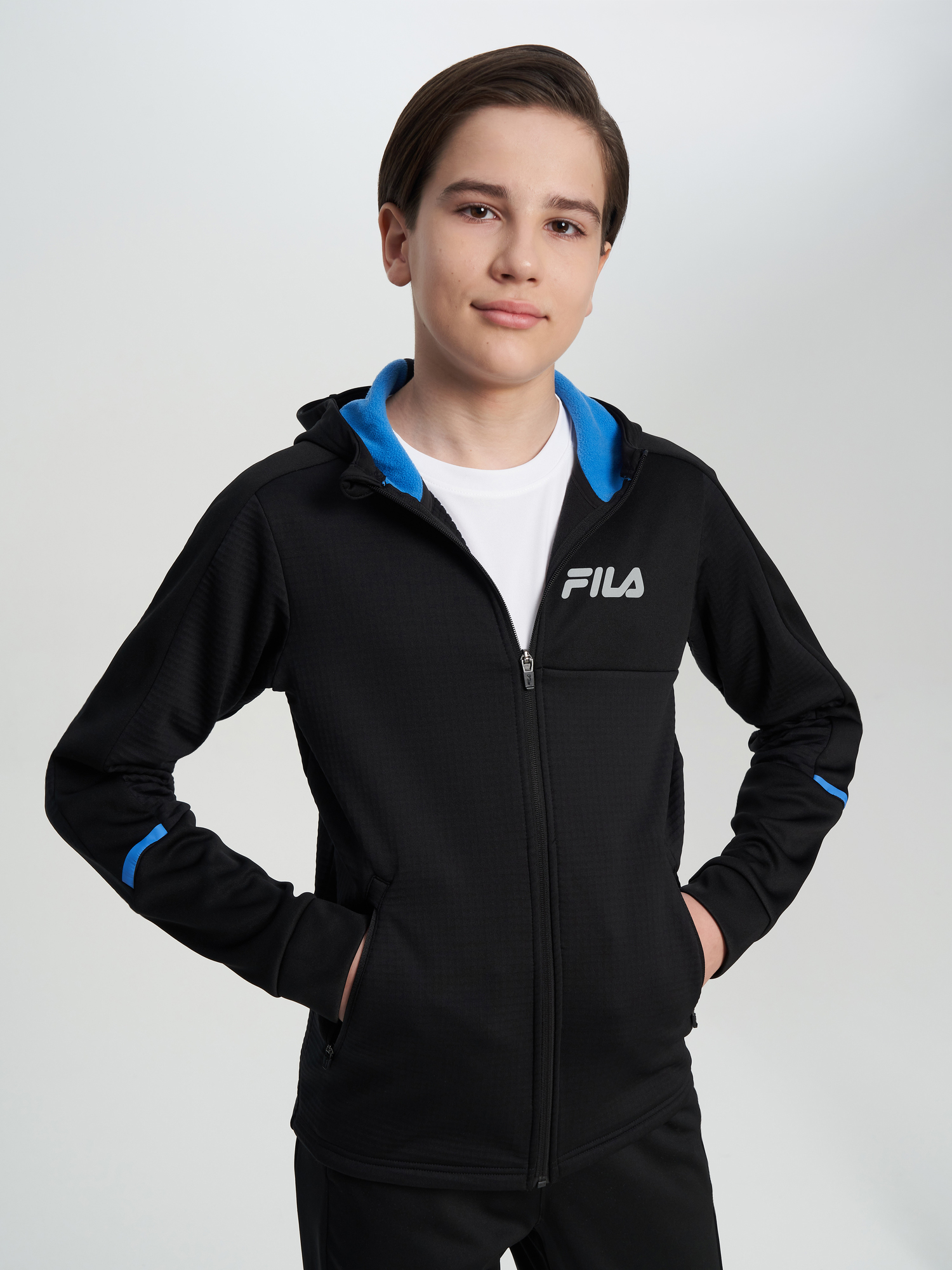 Толстовка для мальчиков FILA, Черный