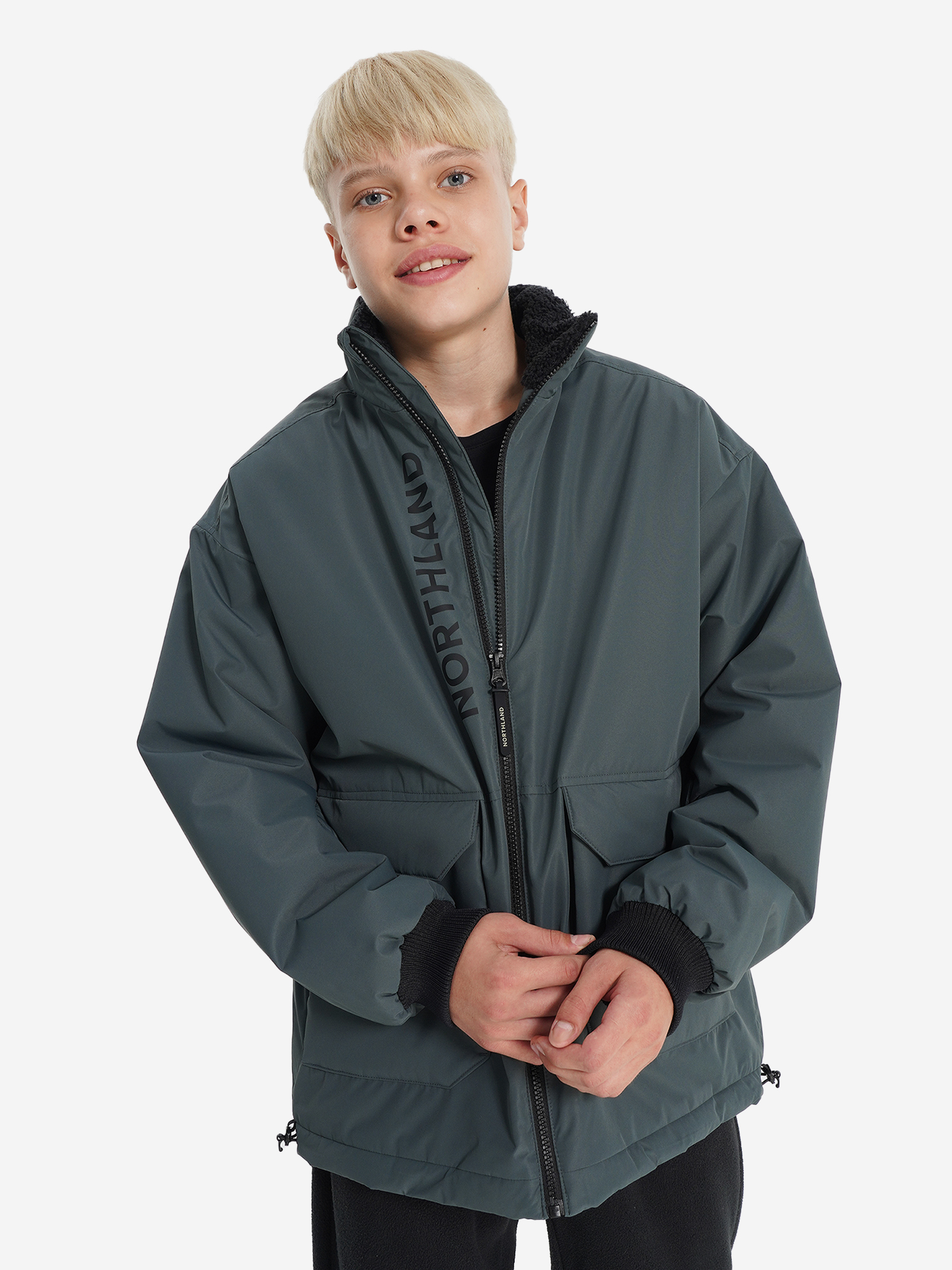 

Куртка утепленная для мальчиков Northland, Серый