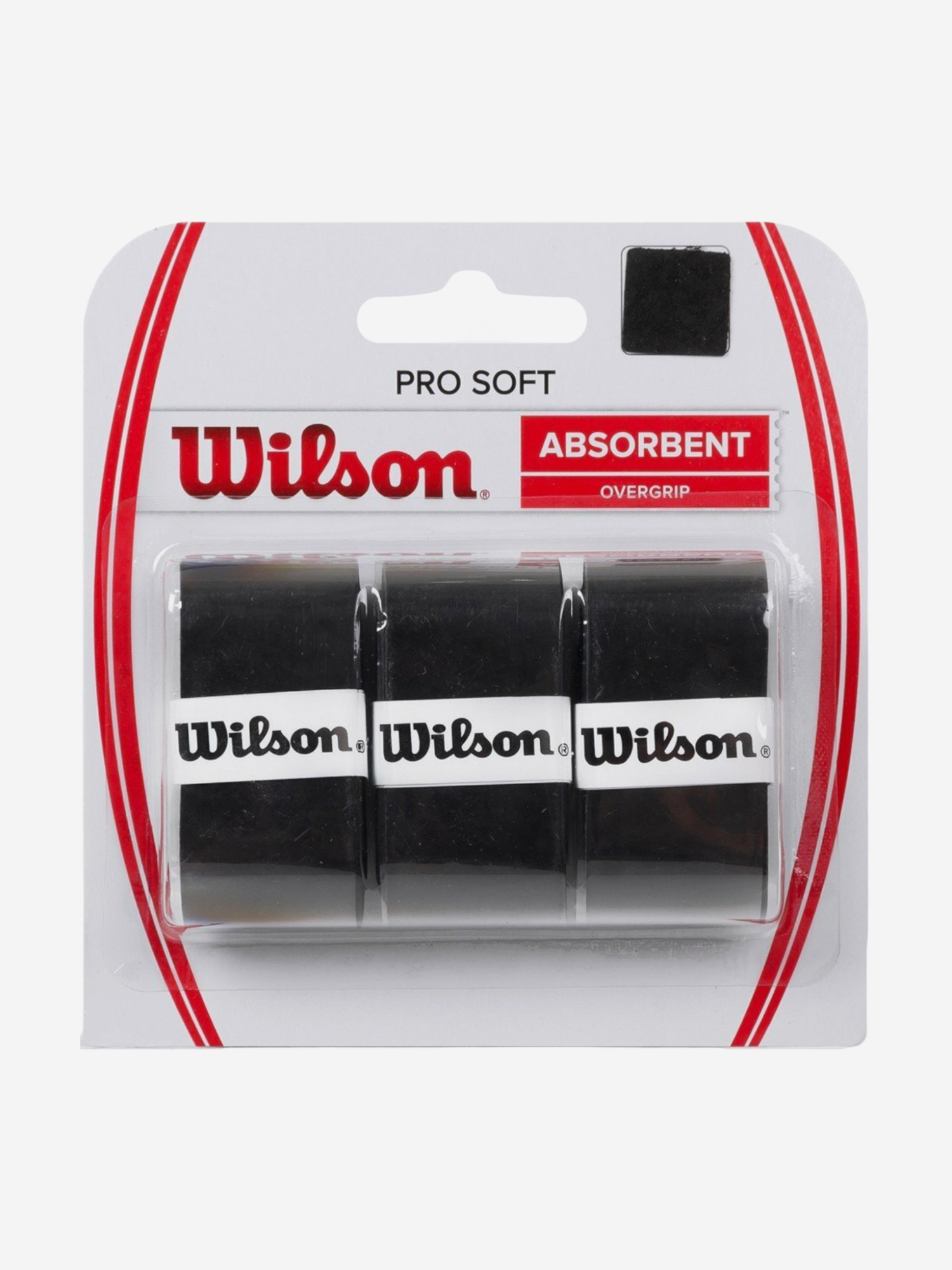 

Намотка верхняя Wilson PRO Soft Absorbent 3Р Черный, Черный