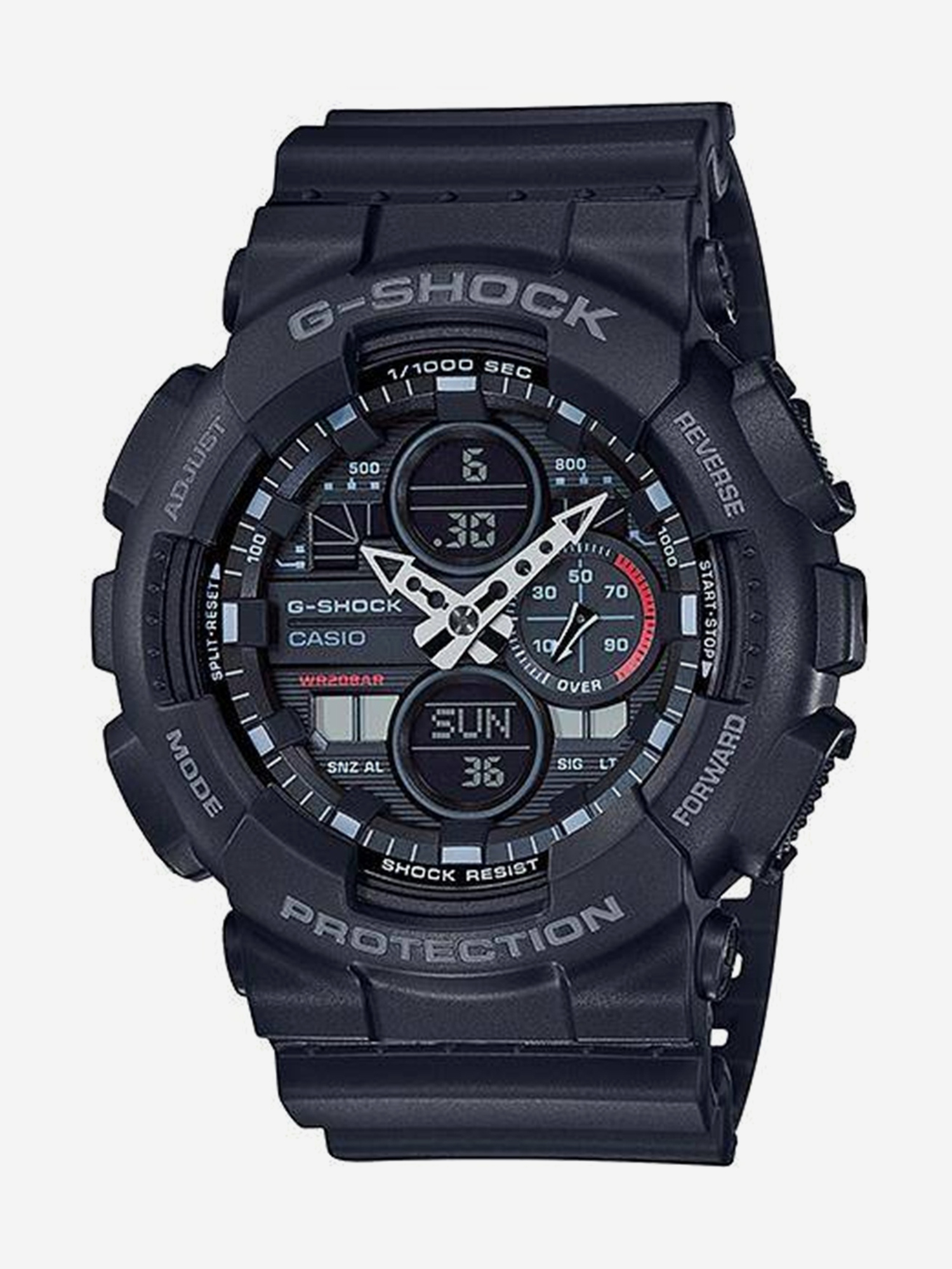 Изображение товара Спортивные часы CASIO G-SHOCK GA-140-1A1 чёрные