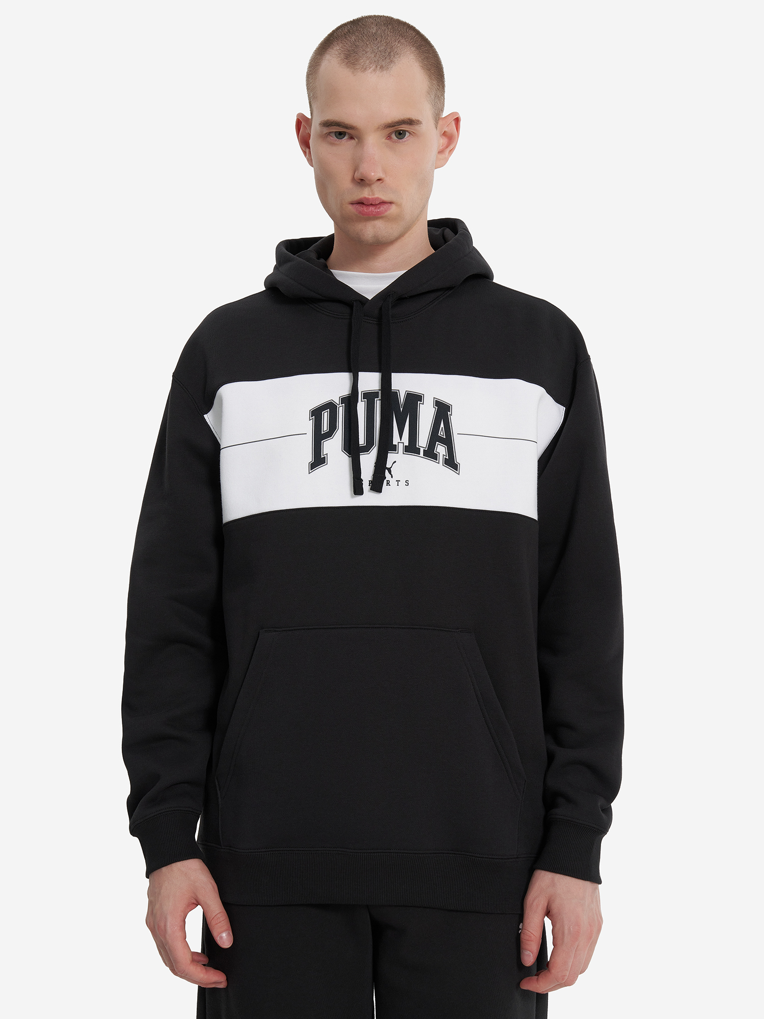 Джемпер флисовый мужской PUMA, Черный 681796P0P-01, размер RUS 48-50 - фото 2