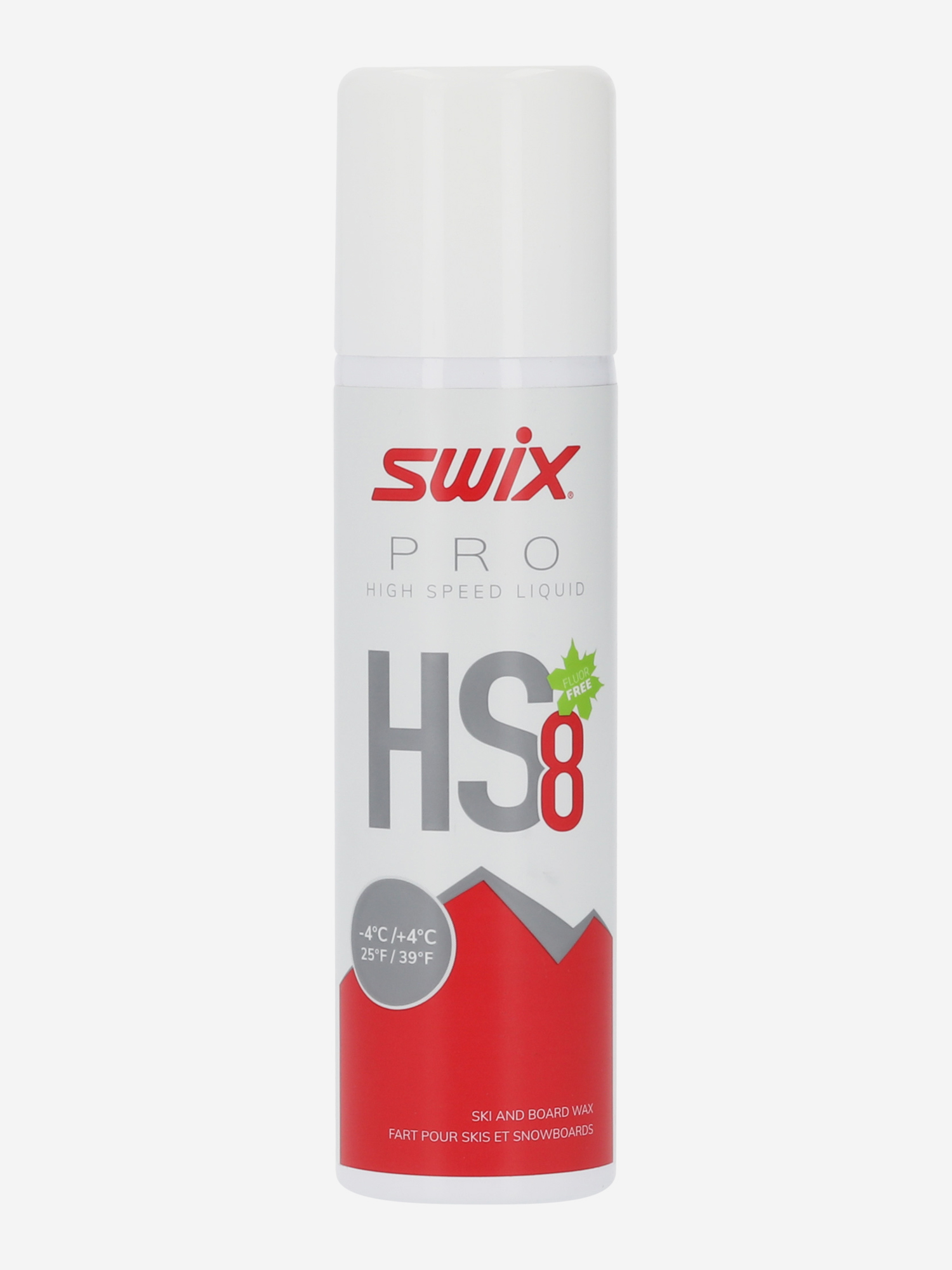 

Мазь скольжения быстрого нанесения Swix HS8 Red, -4°C/+4°C, 125ml, Красный