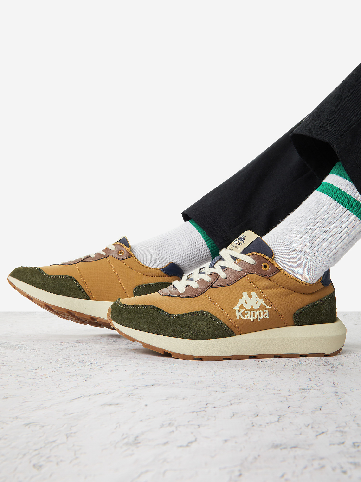 

Кроссовки мужские Kappa Authentic Run, Желтый