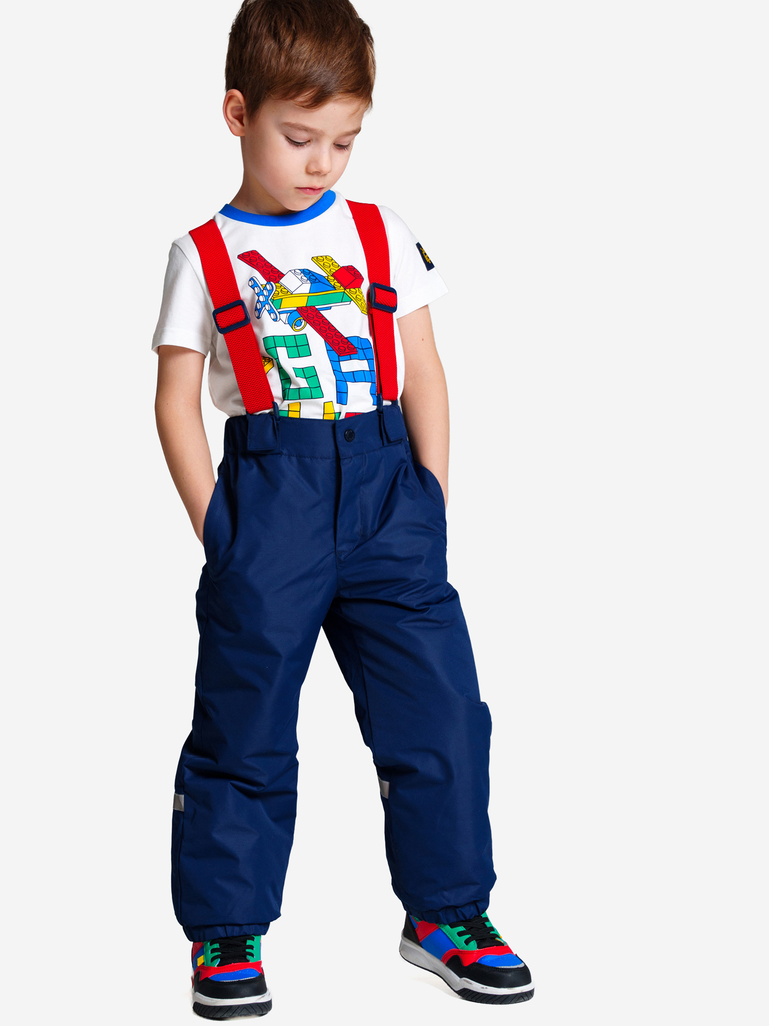 Изображение товара Демисезонные брюки для мальчика PlayToday спортивные утепленные