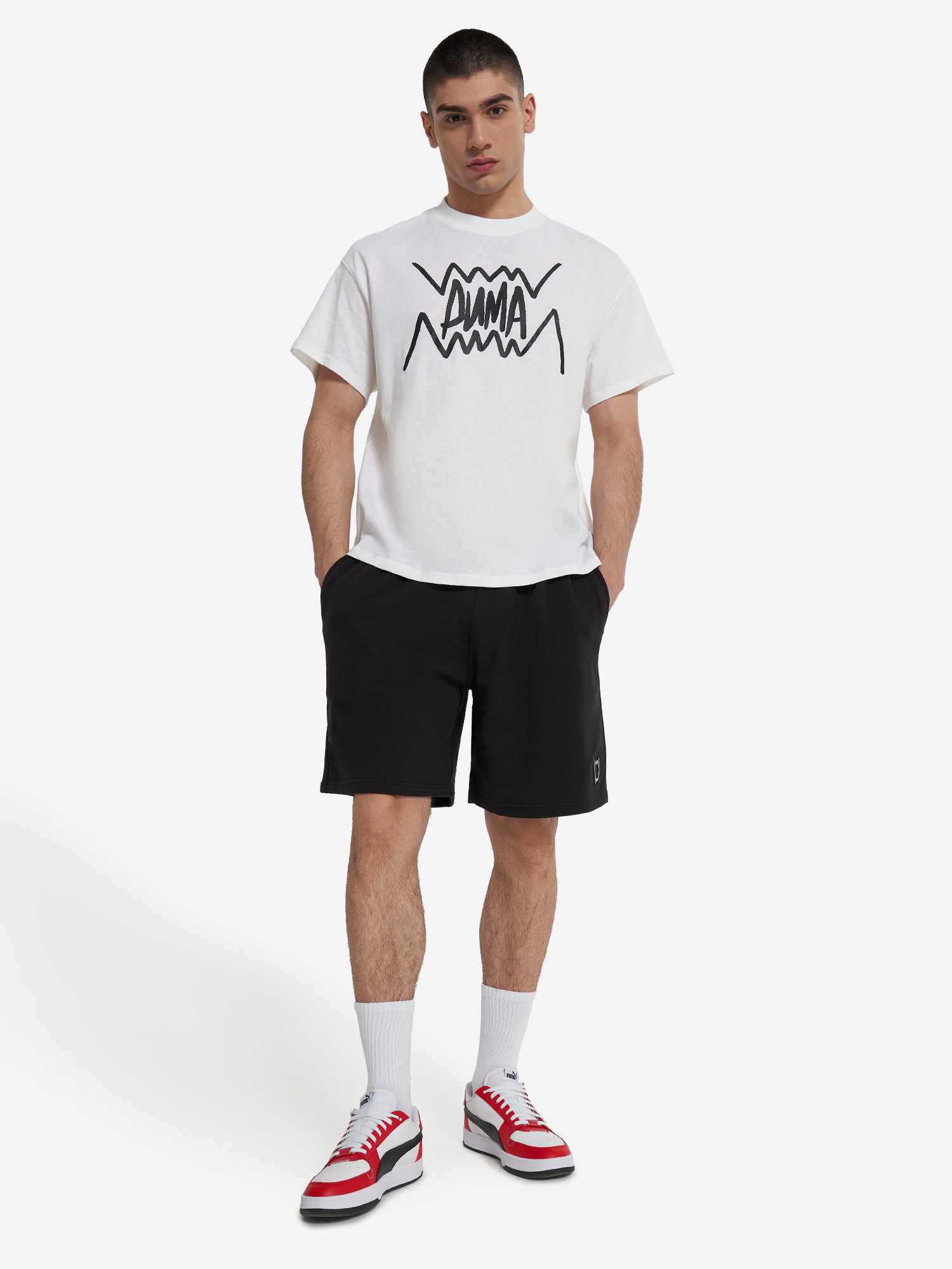 Футболка мужская оверсайз PUMA, Белый 4