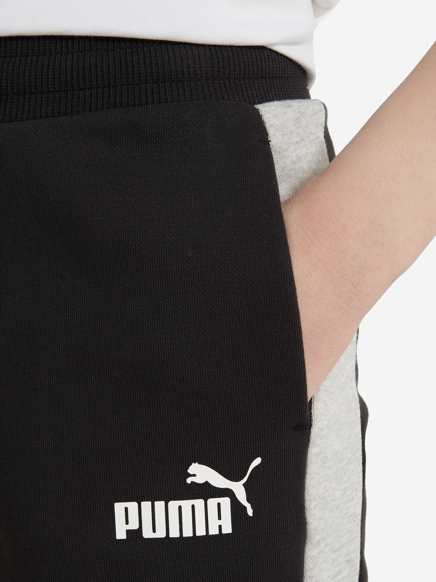 фото Брюки для девочек puma power, черный
