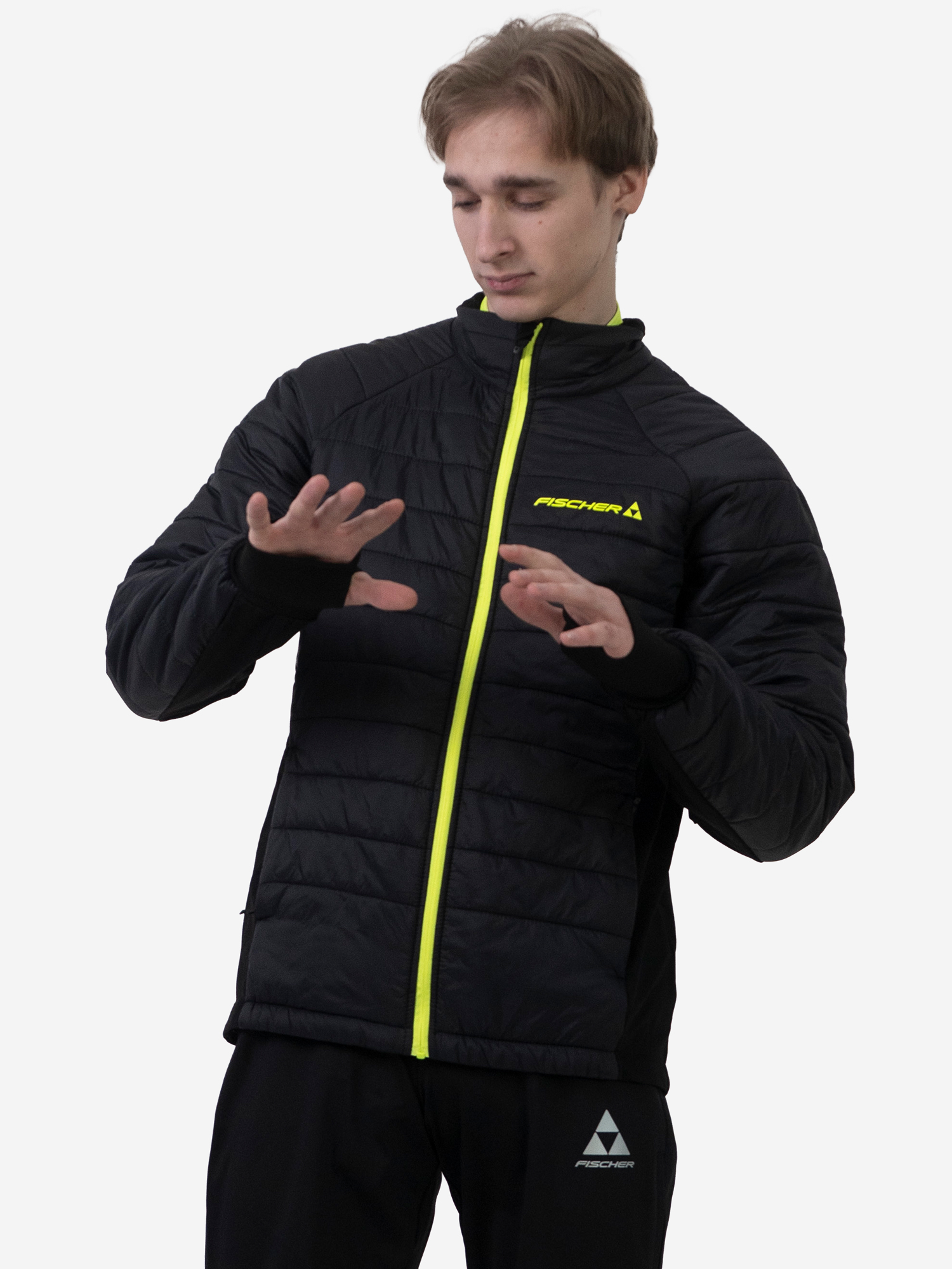Куртка утепленная мужская Fischer, черный, арт. gr8287f06-100
