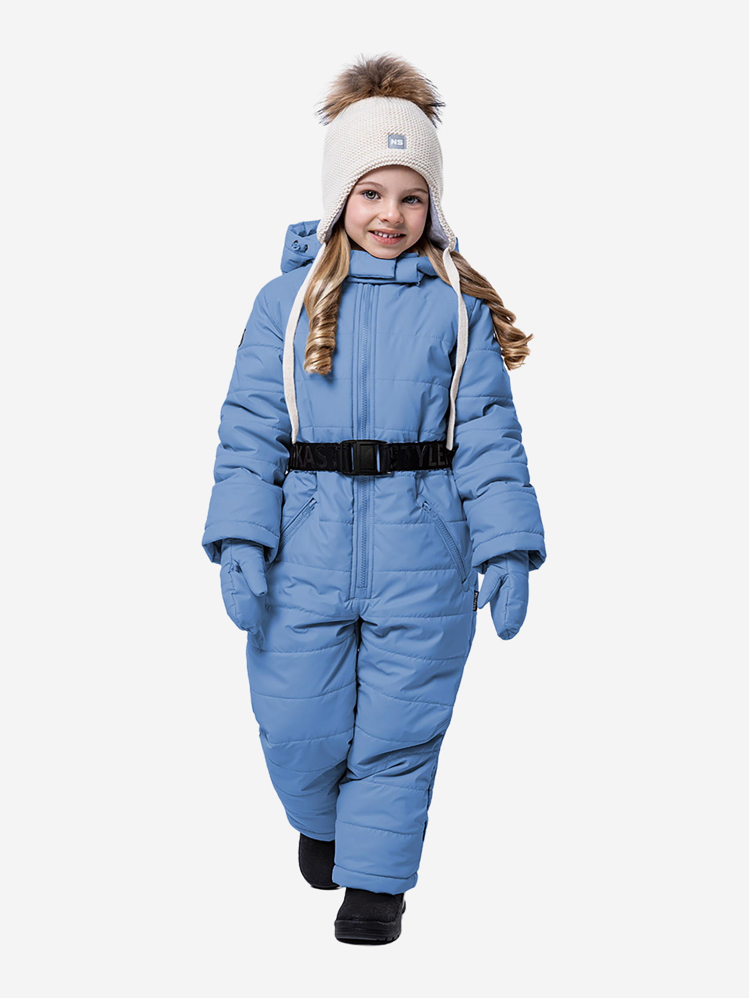 

Комбинезон зимний для девочки NIKASTYLE, Голубой