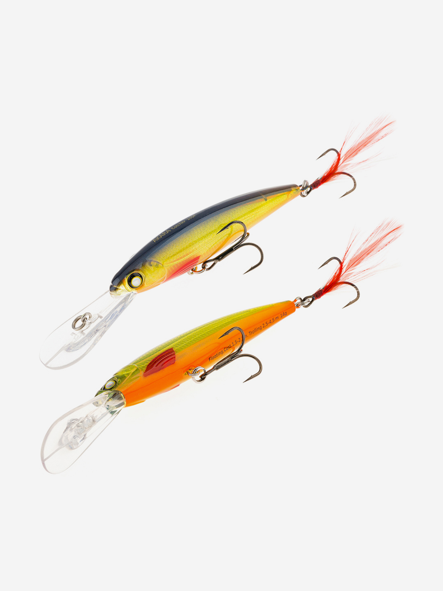 

Воблер Akara Catcher 100F 14гр. (1/2 oz 3,9 in) A54, Мультицвет