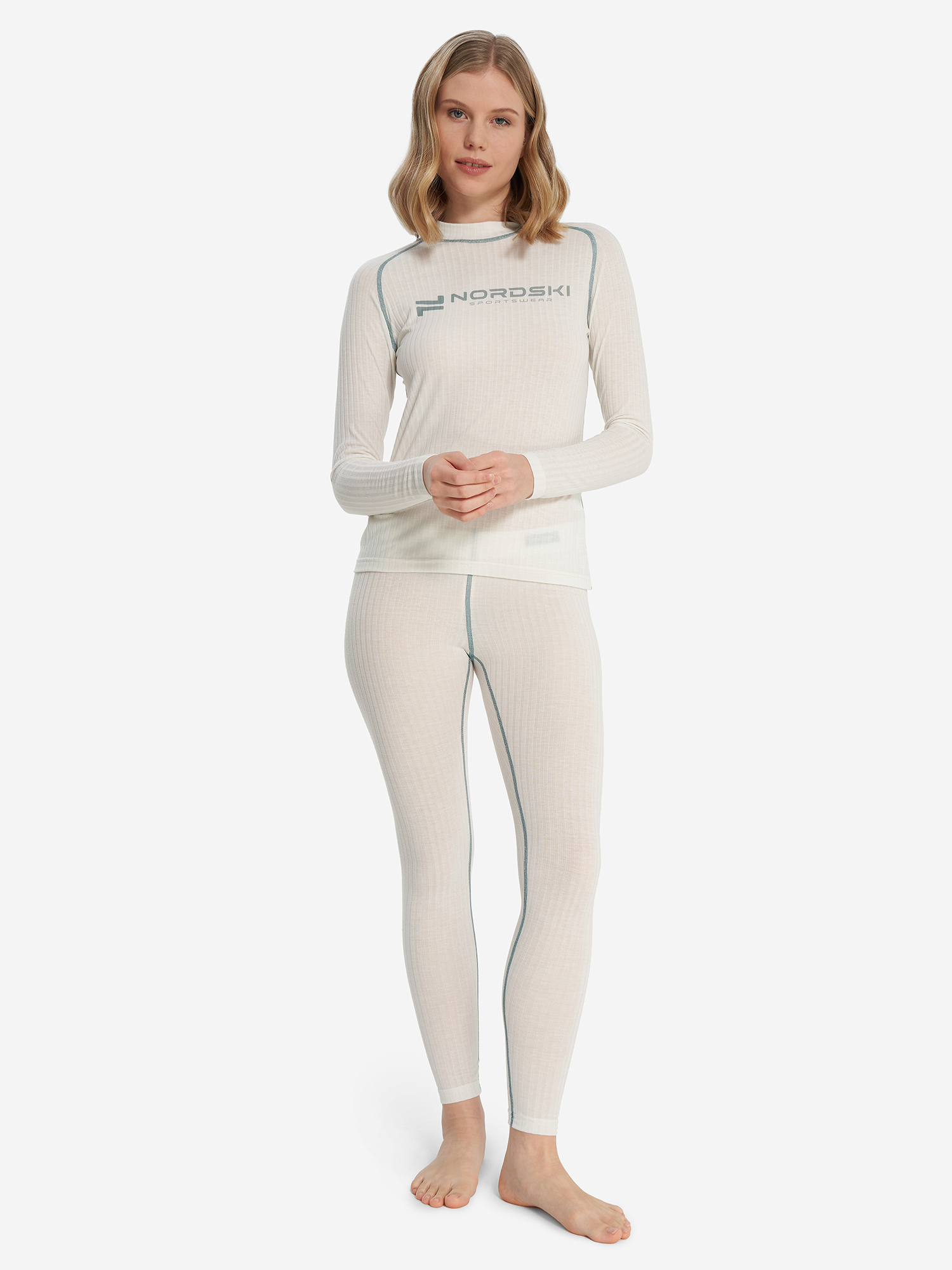 

Комплект термобелья женский Nordski Race, Белый