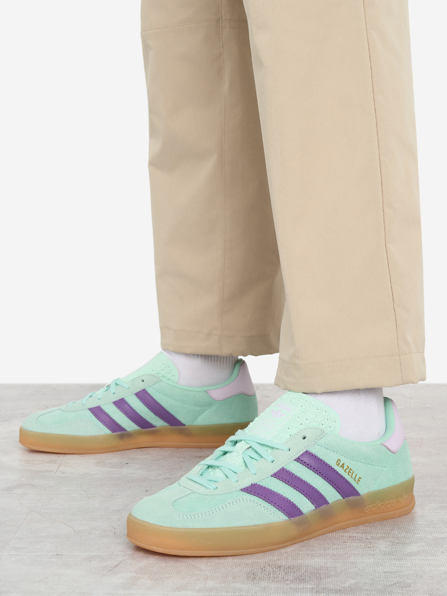 

Кеды женские adidas Gazelle Indoor, Зеленый