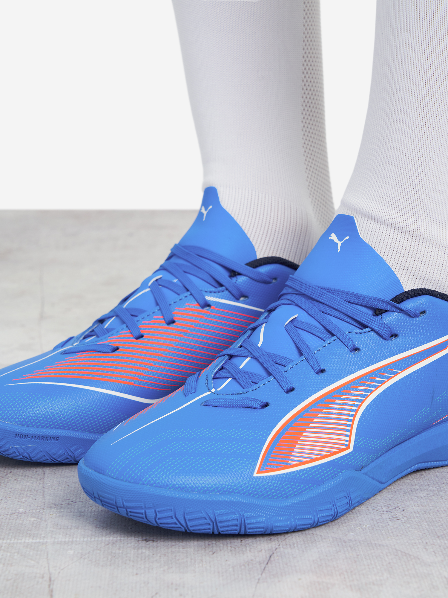 фото Бутсы для мальчиков puma ultra 6 play it, синий