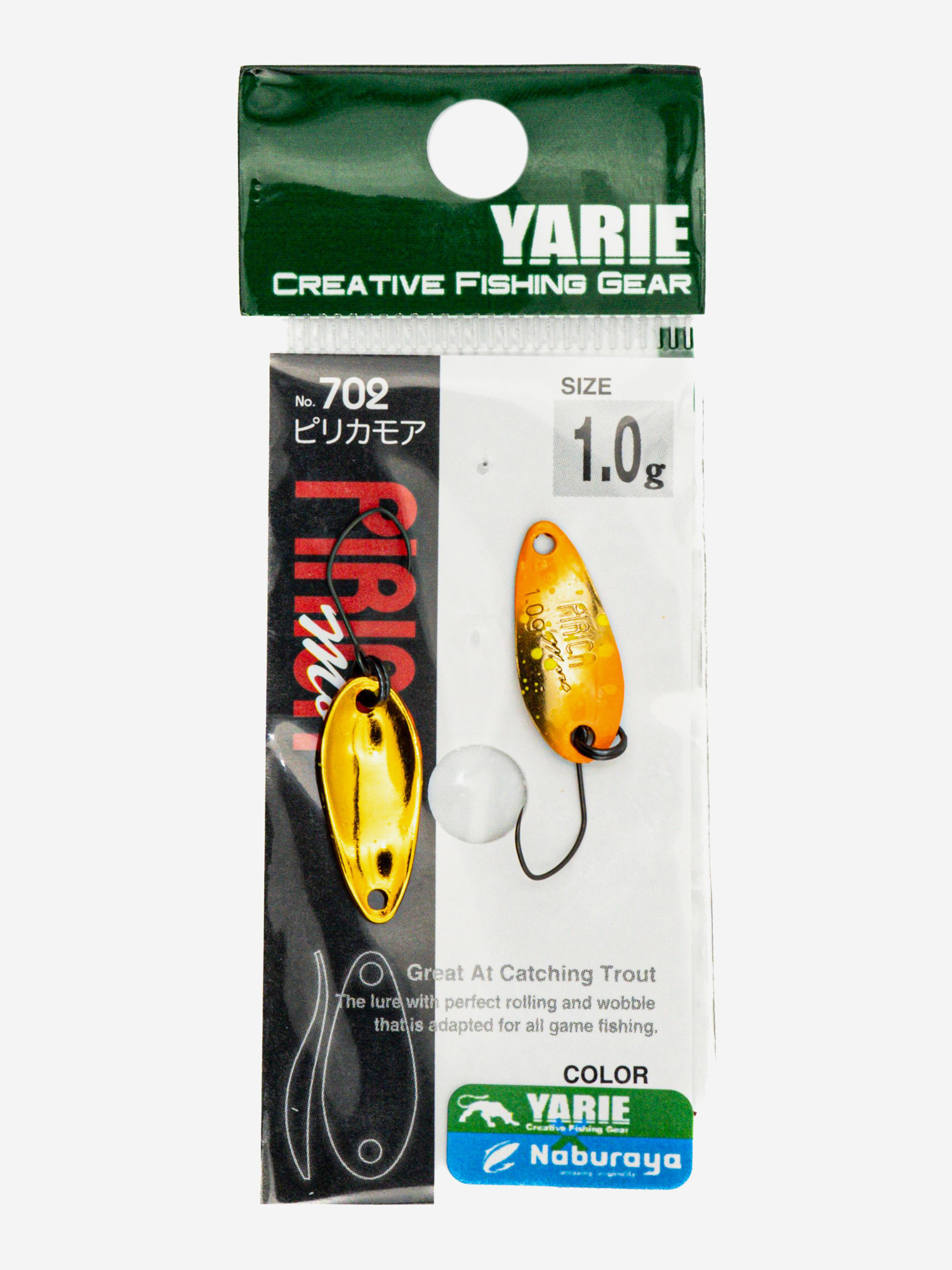 

Блесна Yarie №702 Pirica More,  гр, Split Orange, Мультицвет