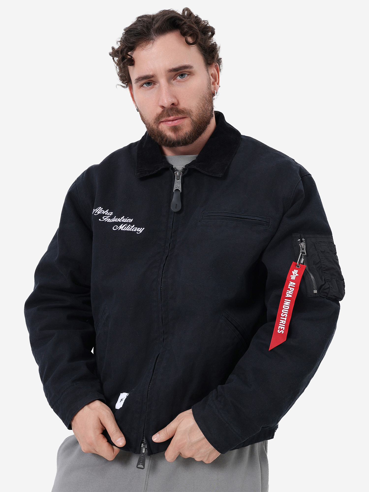 Изображение товара Куртка утепленная мужская Detroit Alpha Industries, Черный