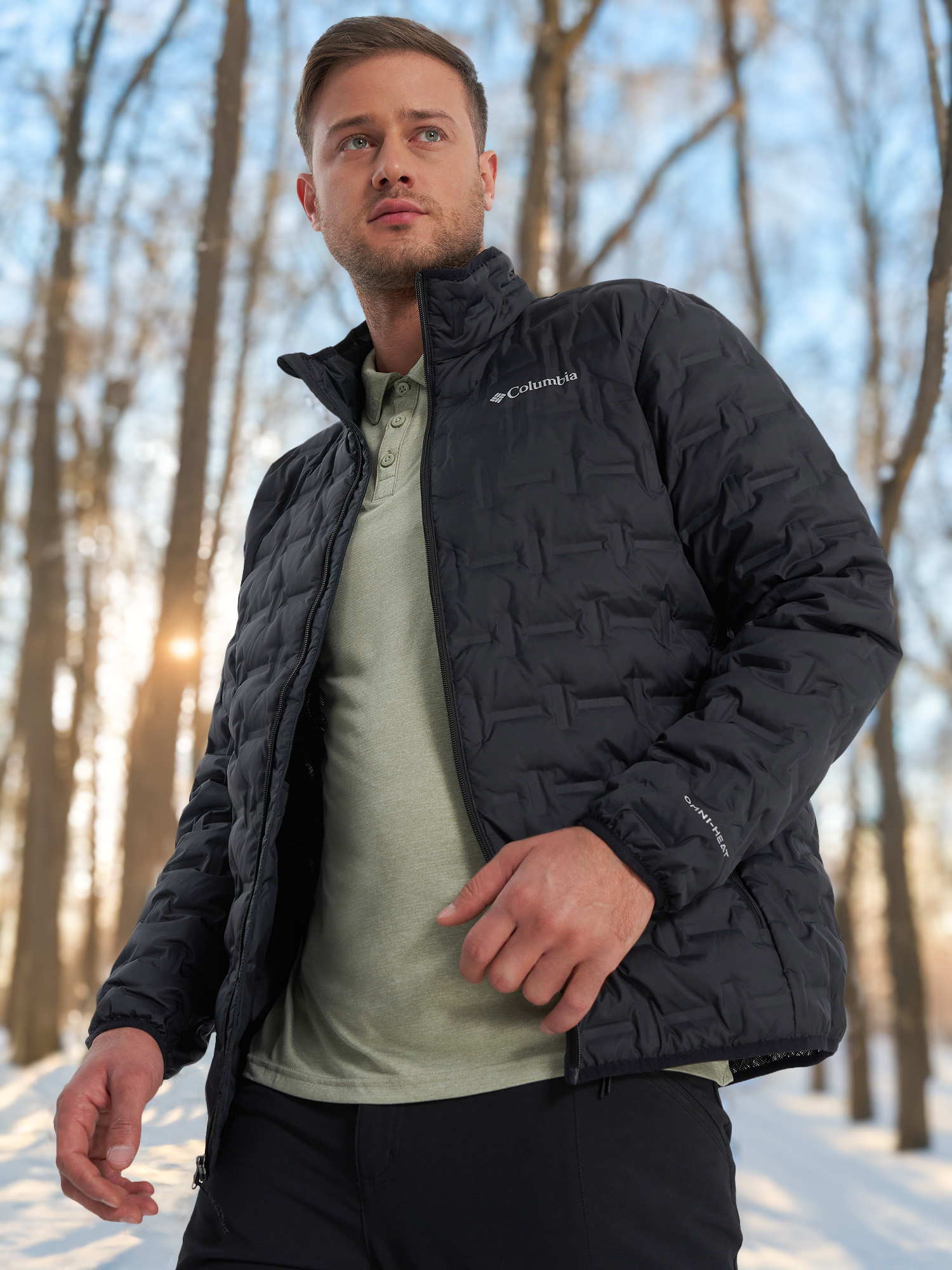 

Пуховик мужской Columbia Delta Ridge II Down Jacket, Черный