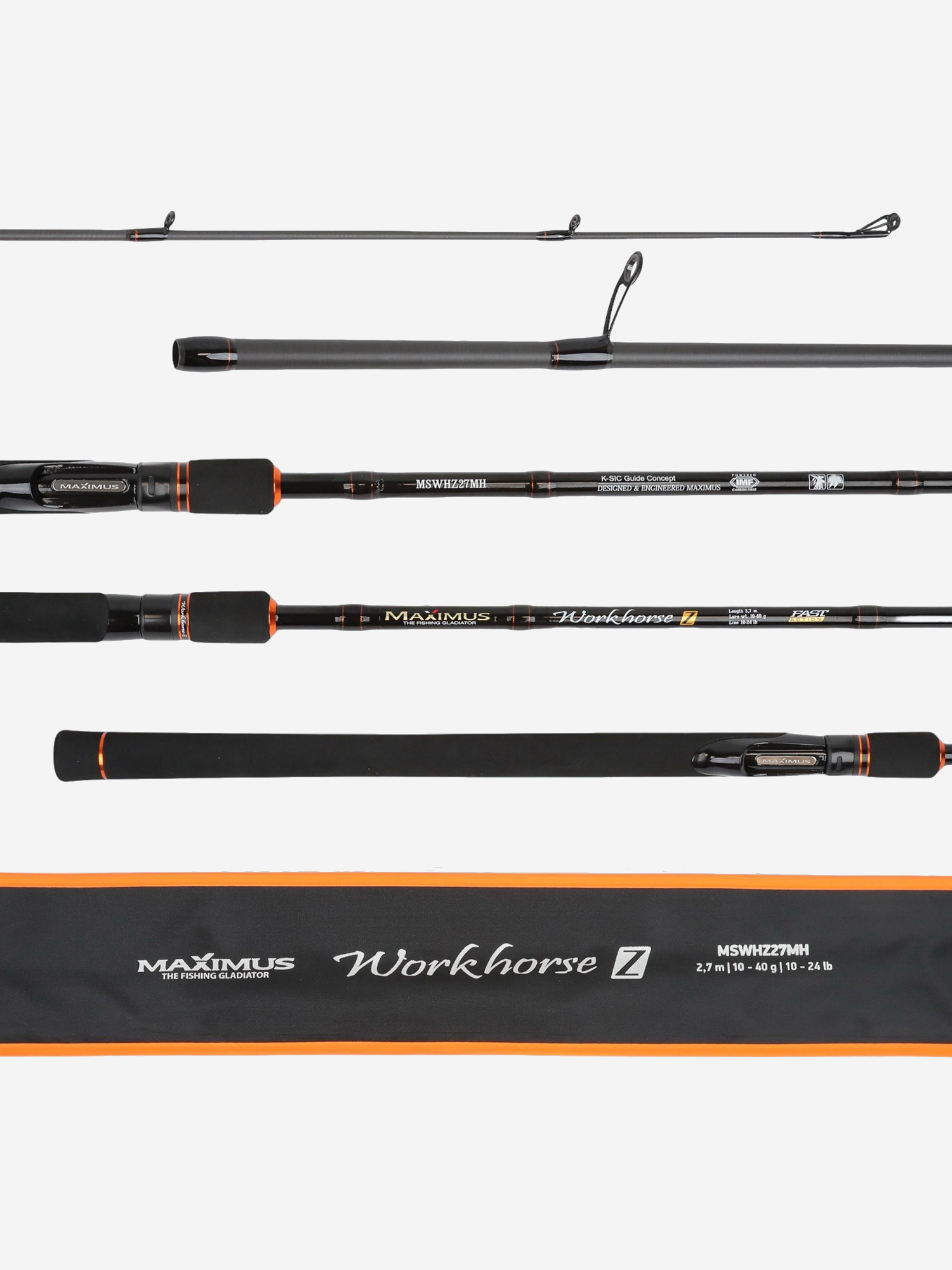 

Удилище спиннинговое Maximus WORKHORSE-Z, Черный