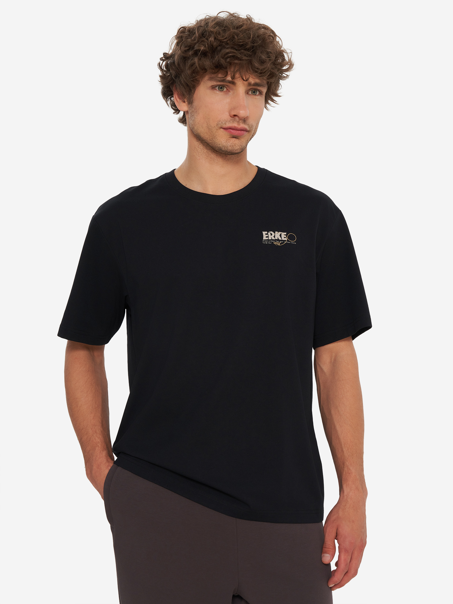 Футболка мужская Erke, черный, арт. 10225302194e1m-002