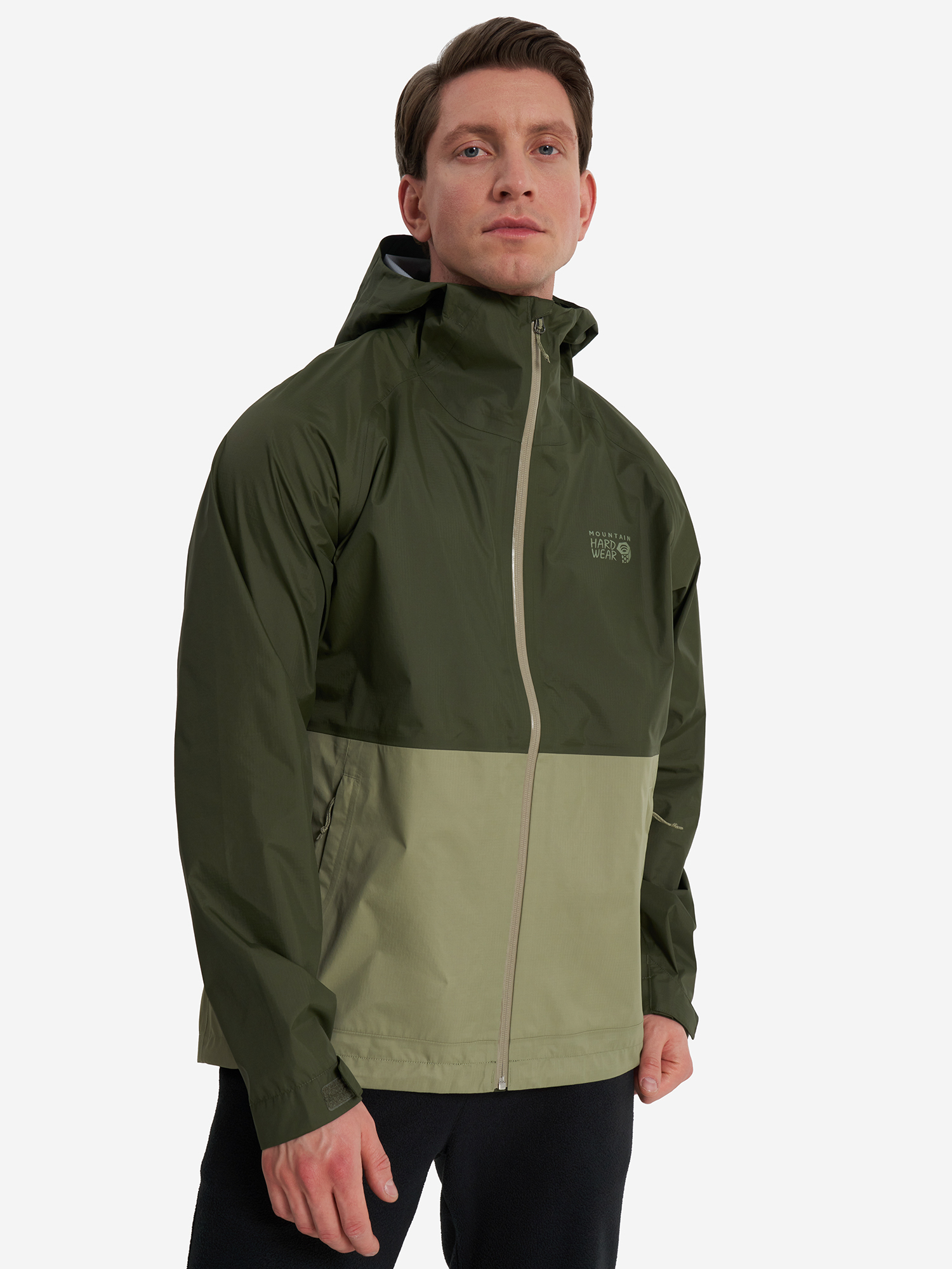 Куртка мембранная мужская Mountain Hardwear Threshold Jacket, Зеленый 2093511MHW-361, размер RUS 50-52 | EUR L - фото 2