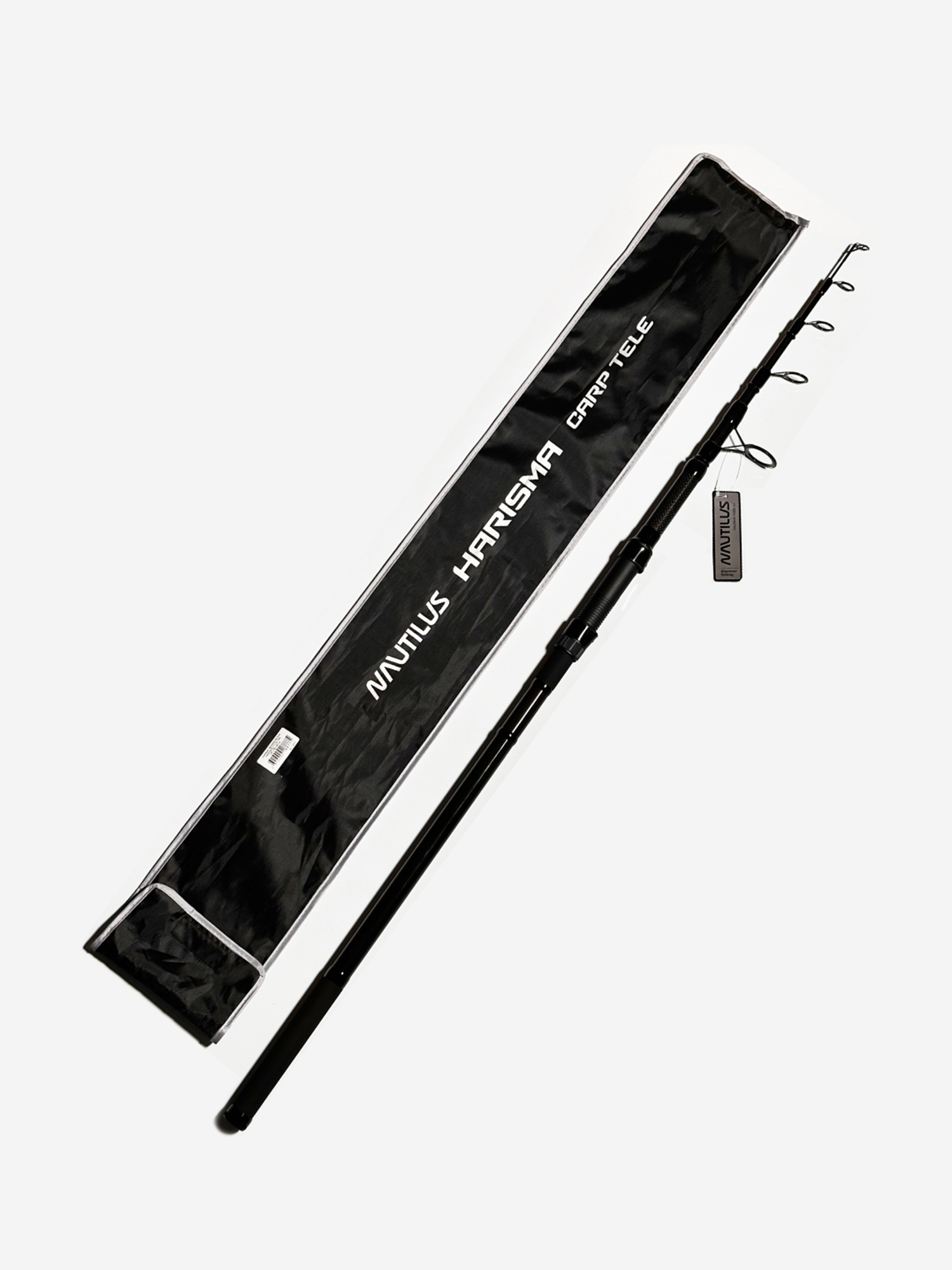 

Удилище карповое Nautilus Harisma NHT1230 Tele 12ft 3lb 360см, Черный