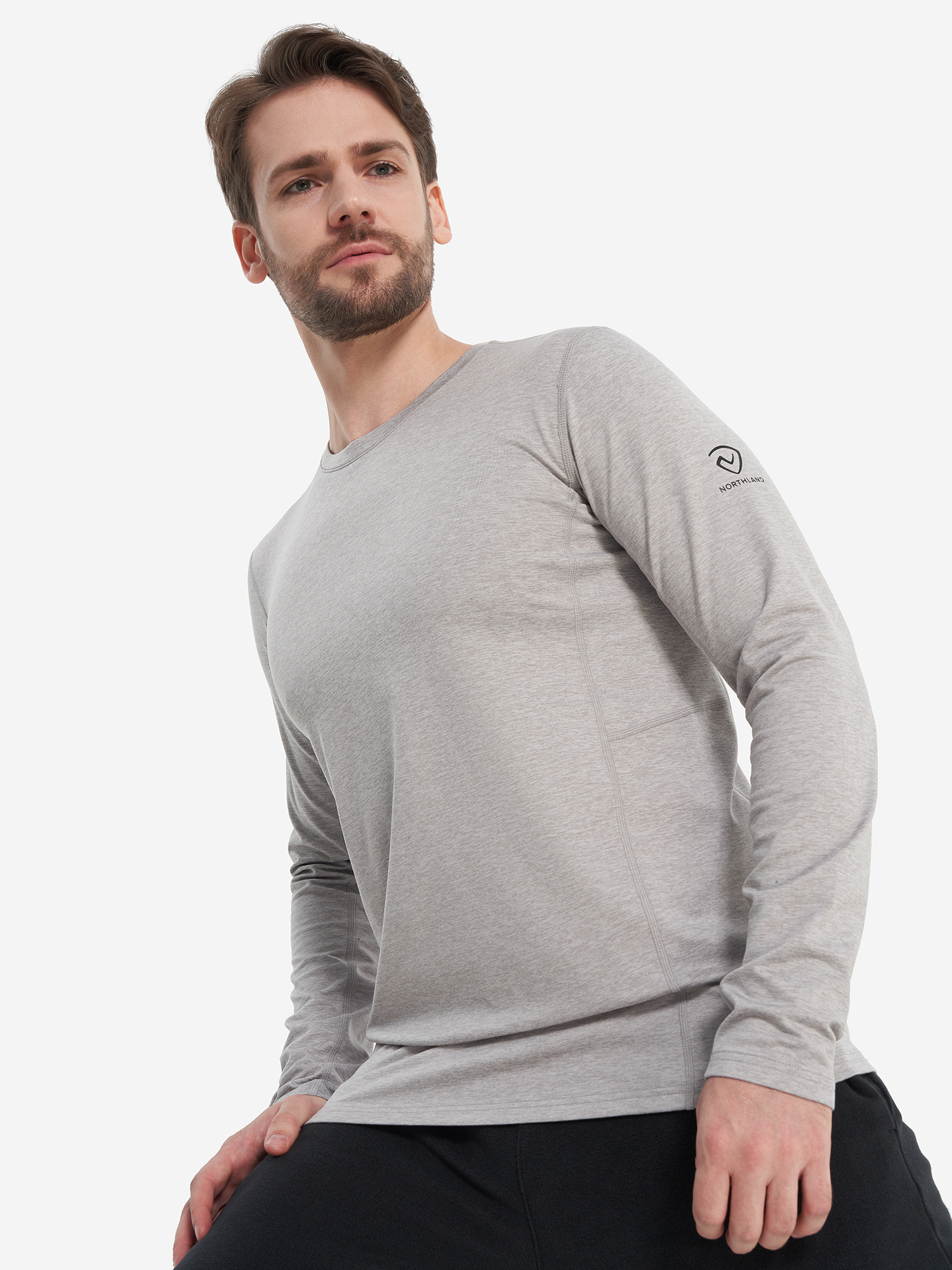 Лонгслив мужской Northland, серый, арт. 139207n16-90