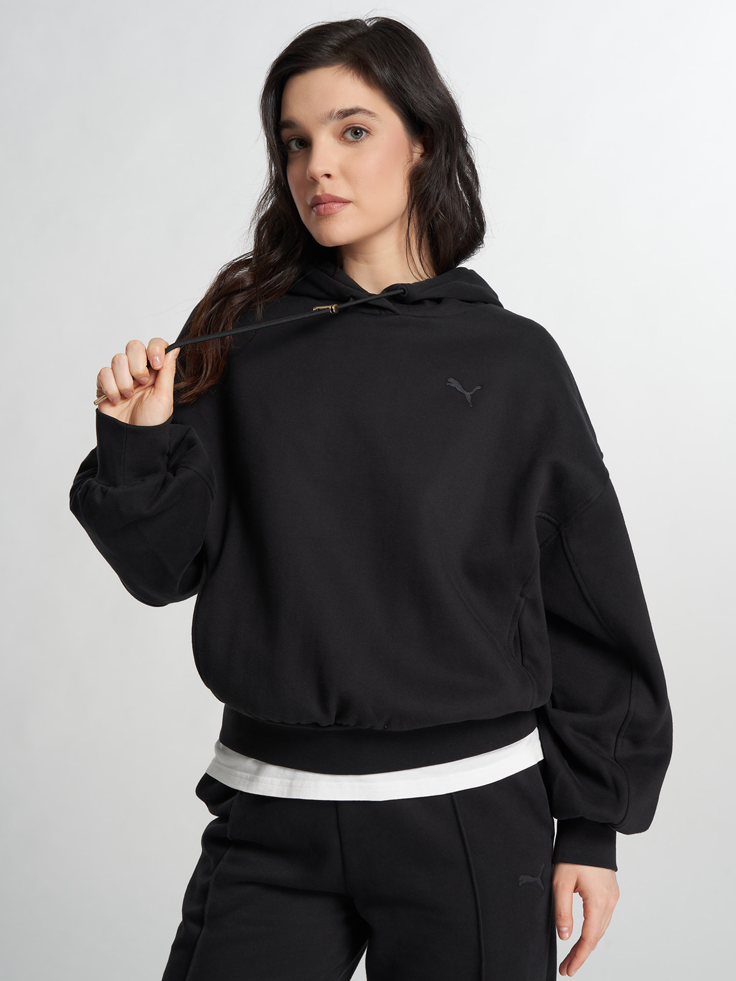 Худи женское PUMA, Черный 2