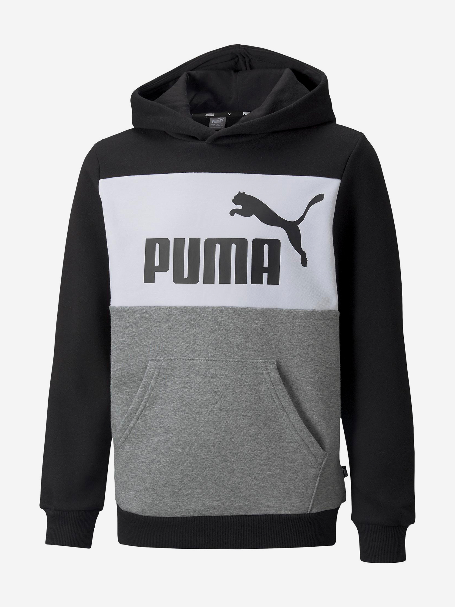 Худи для мальчиков PUMA Ess+ Colorblock, Черный 849081P0P-01, размер 153-164 - фото 5