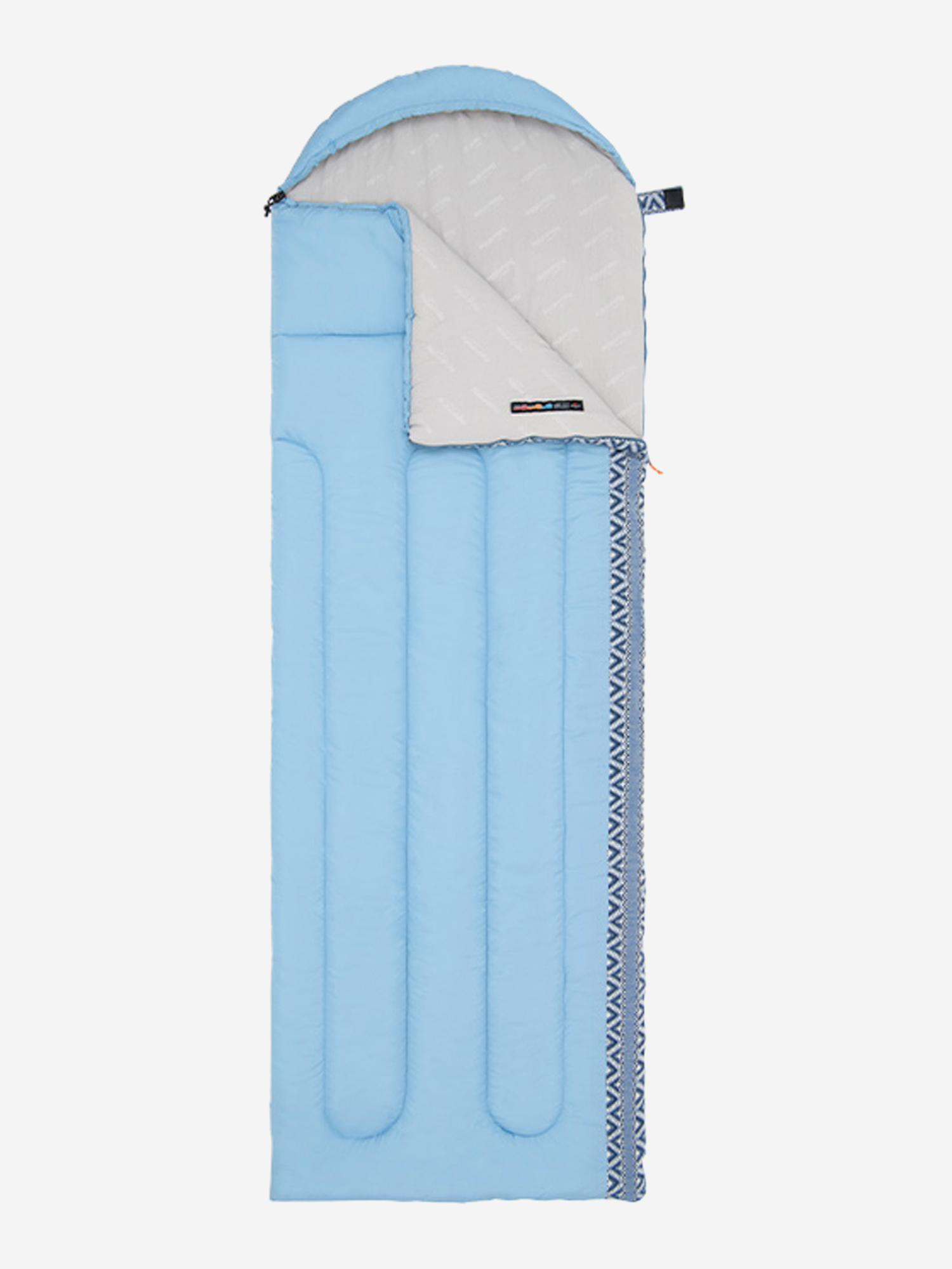 Мешок спальный Naturehike Envelope Down L350, (190+30)х75 см, (правый), (ТК: +3C), голубой, Голубой коврик туристический naturehike 185х58х1 8 см ixpe голубой голубой