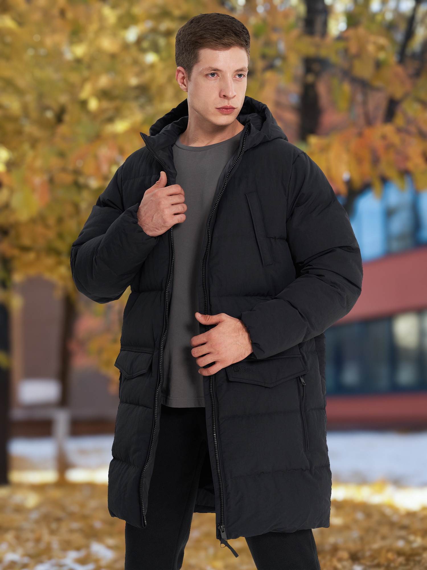 Пуховик Jack Wolfskin Nordlicht, черный, арт. a60042j01-6000