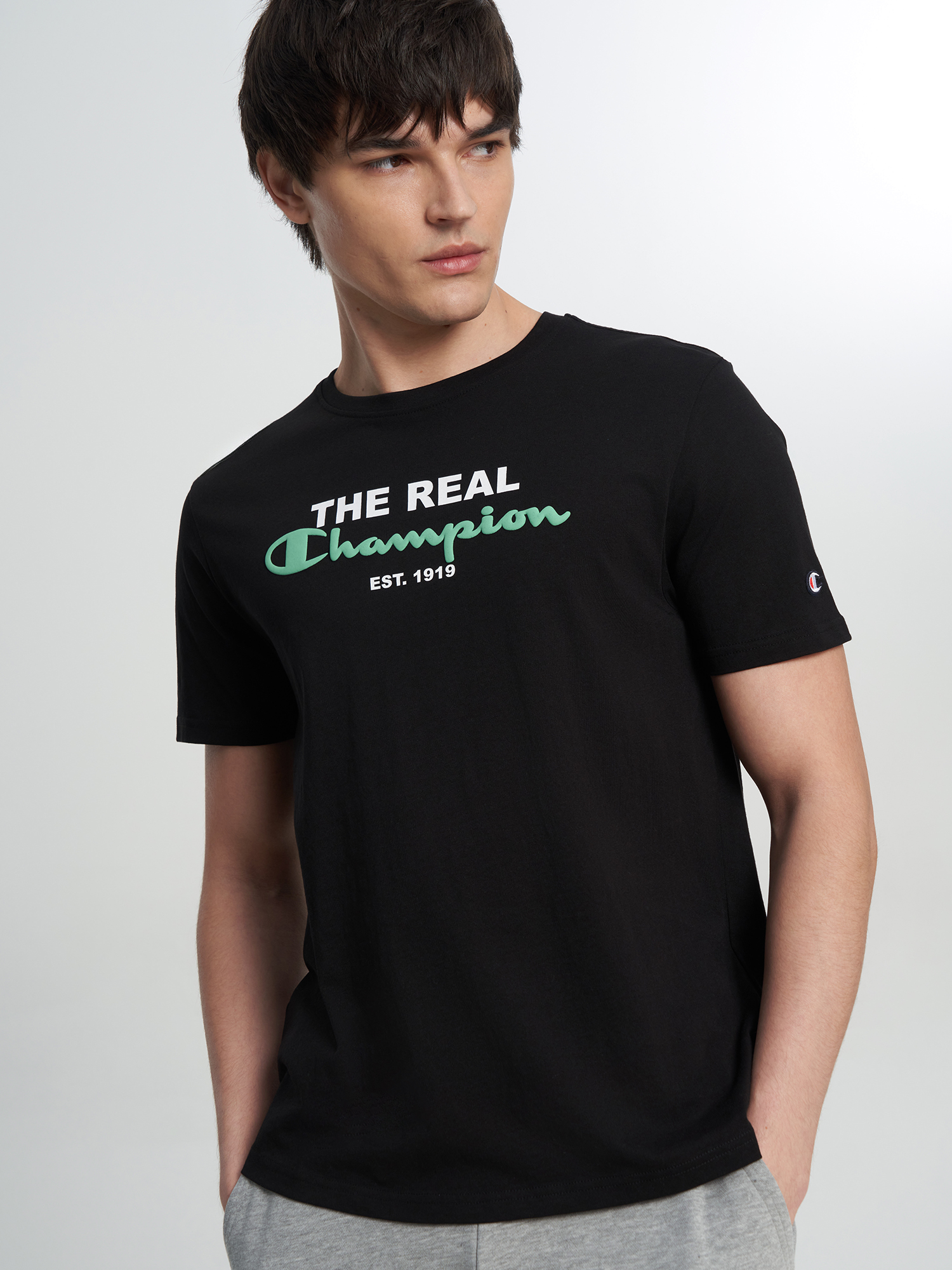Футболка Champion, черный, арт. 222861C0K-KK001