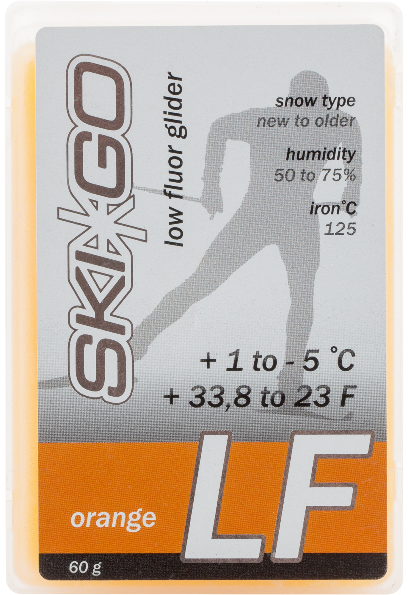 

Мазь скольжения Ski Go LF, +1°C/-5°C, Оранжевый