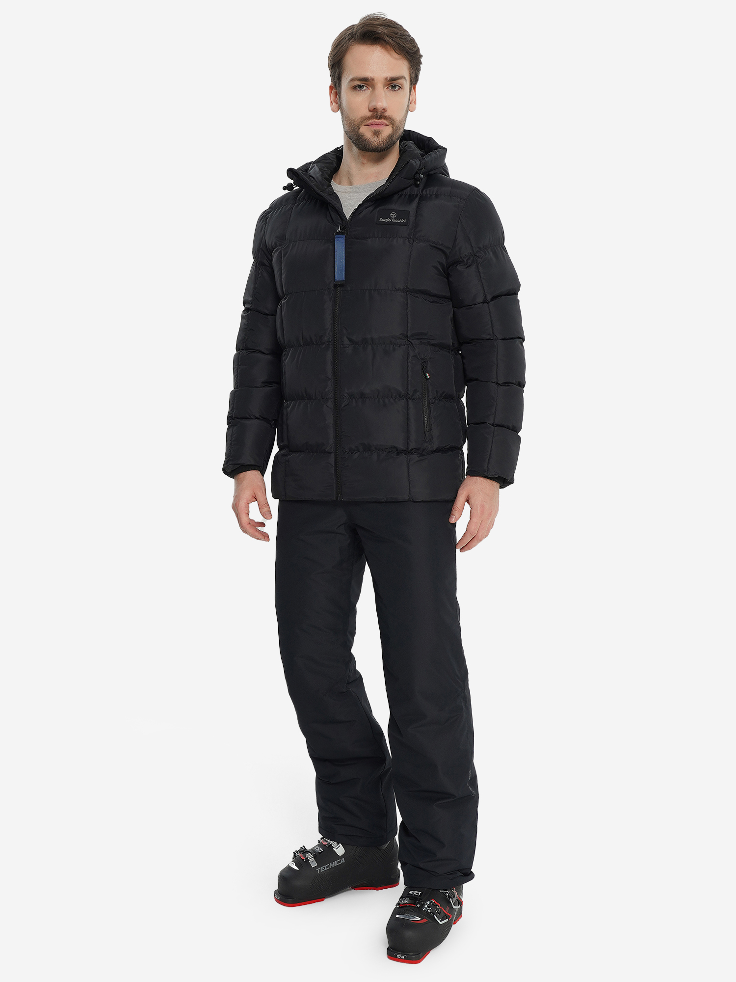 фото Куртка утепленная мужская sergio tacchini rob, черный