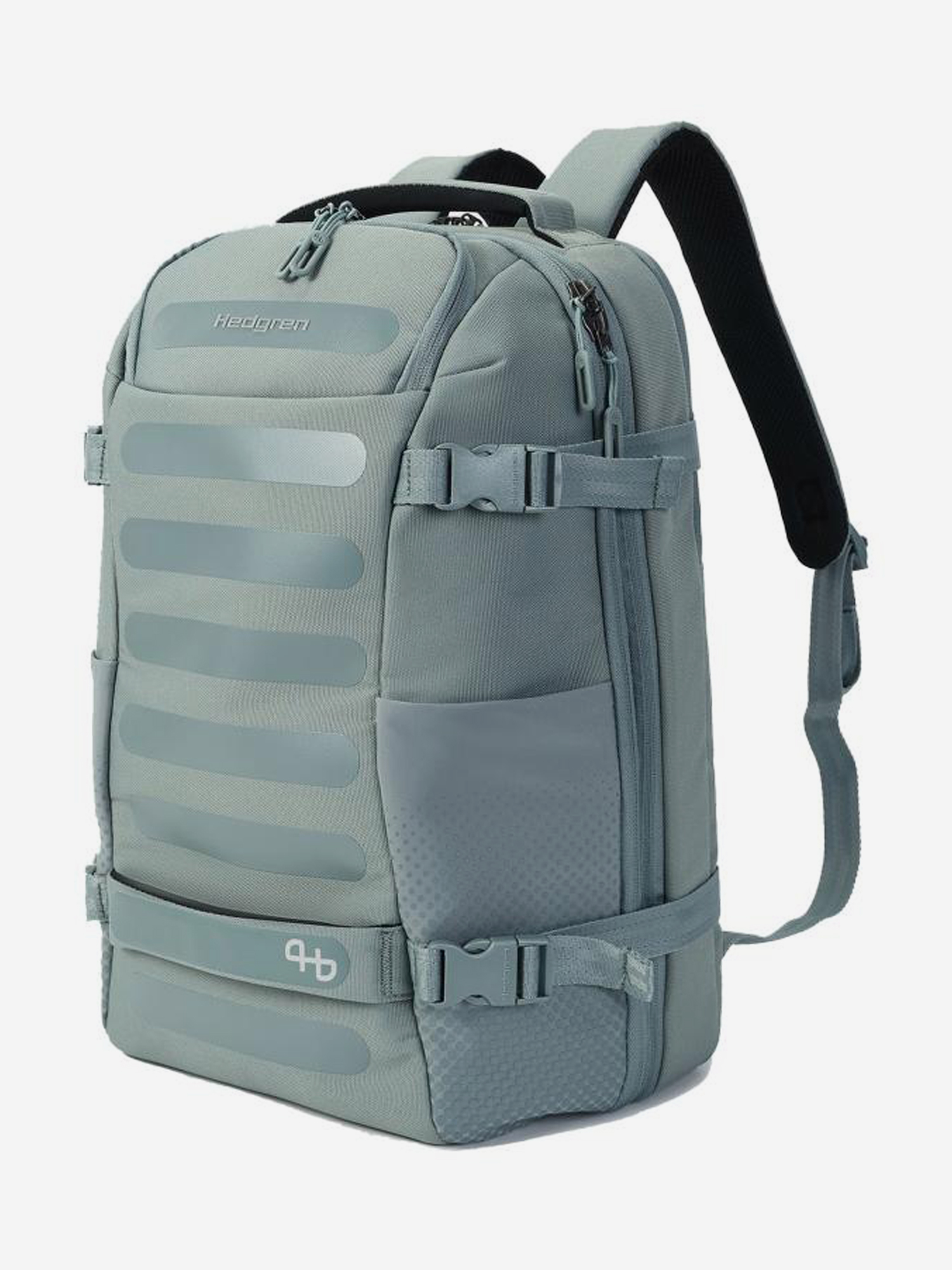 Изображение товара Рюкзак Hedgren Comby серо-зеленый водоотталкивающий для путешествий