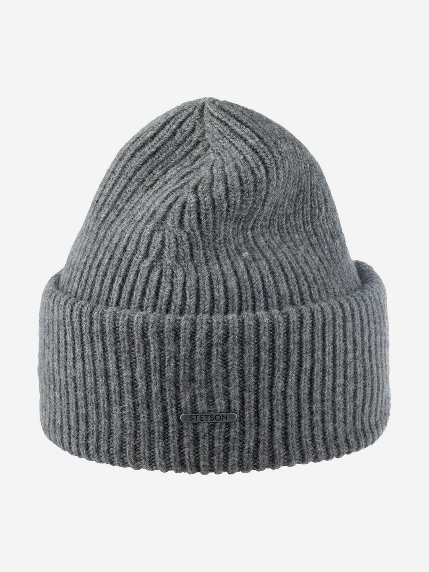 Шапка с отворотом STETSON 8599382 BEANIE WOOL (серый), Серый 02-750XDOXS9Z-80, размер Без размера - фото 3