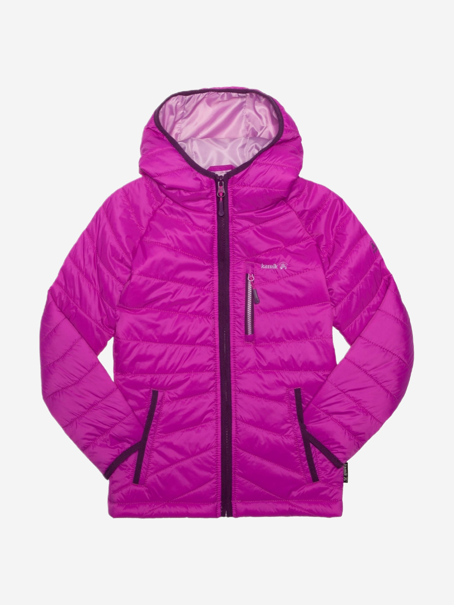 Куртка для девочек KAMIK, Розовый пальто утепленное для девочек kamik