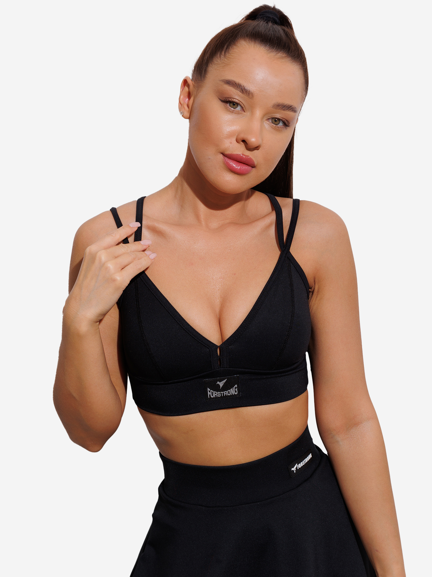 

Топ спортивный женский Forstrong Box Bra, Черный