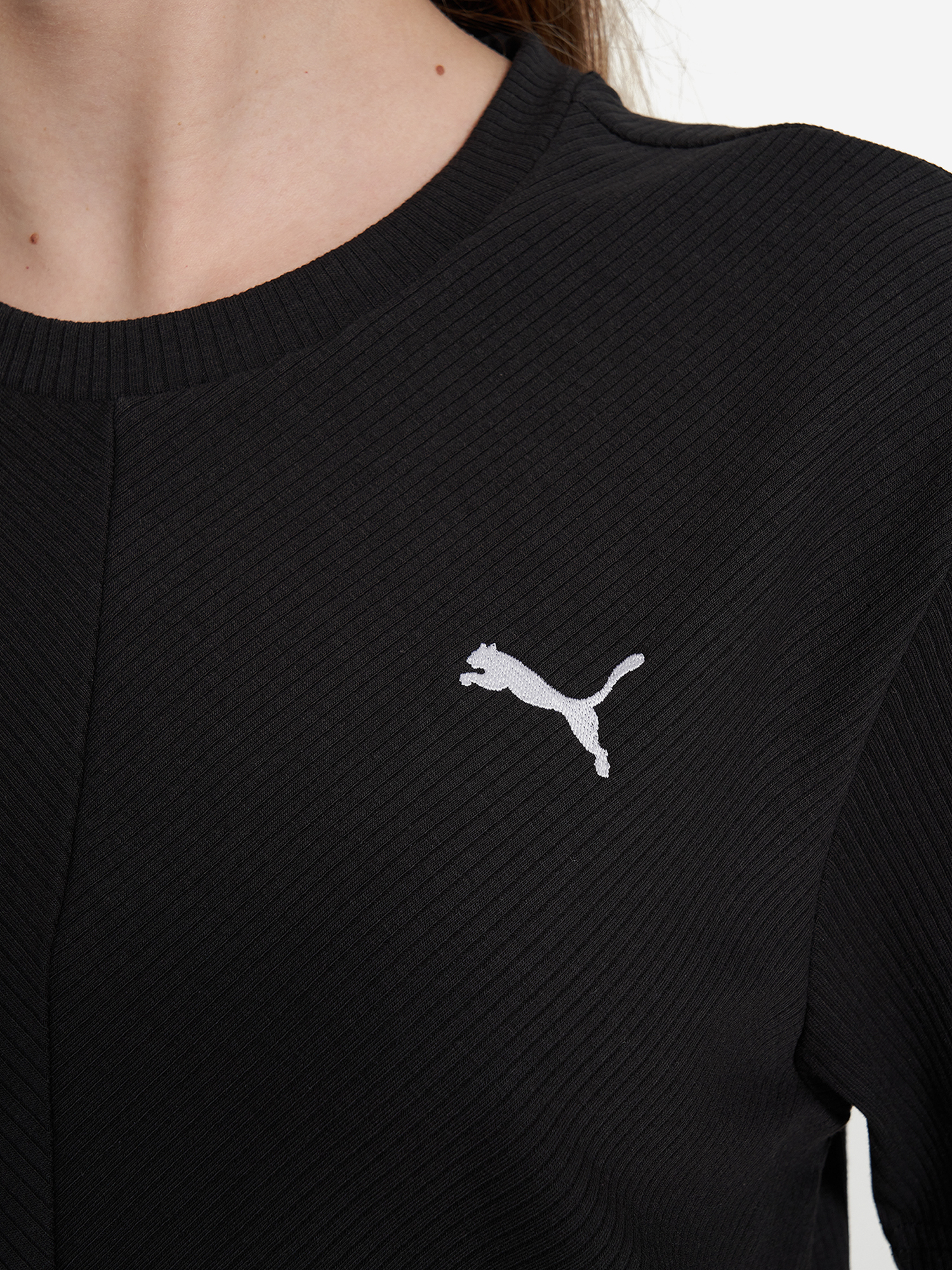 фото Футболка женская puma wardrobe ess, черный