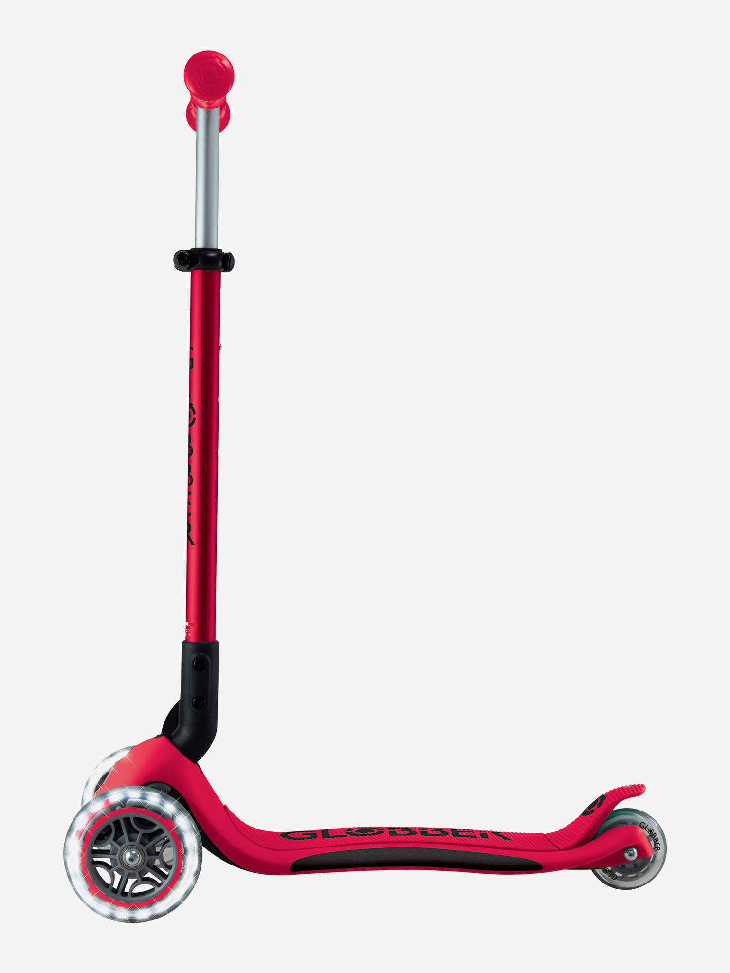 фото Самокат детский globber primo foldable plus lights, красный