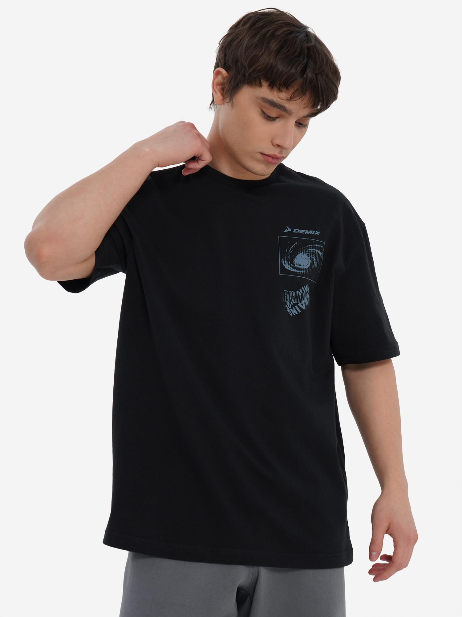 Футболка мужская Demix, черный, арт. 140268dmx-99