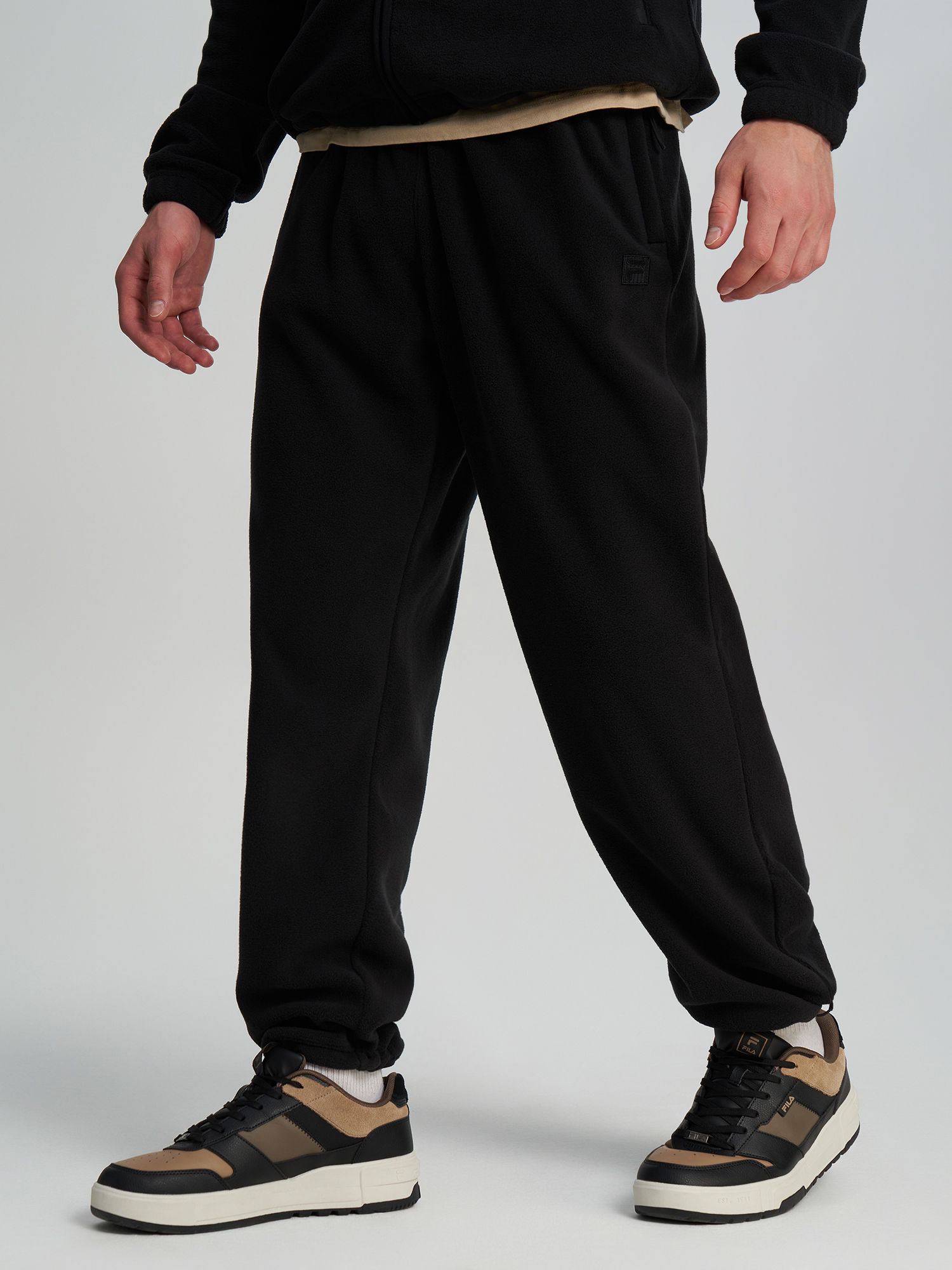 Брюки флисовые мужские FILA, Черный