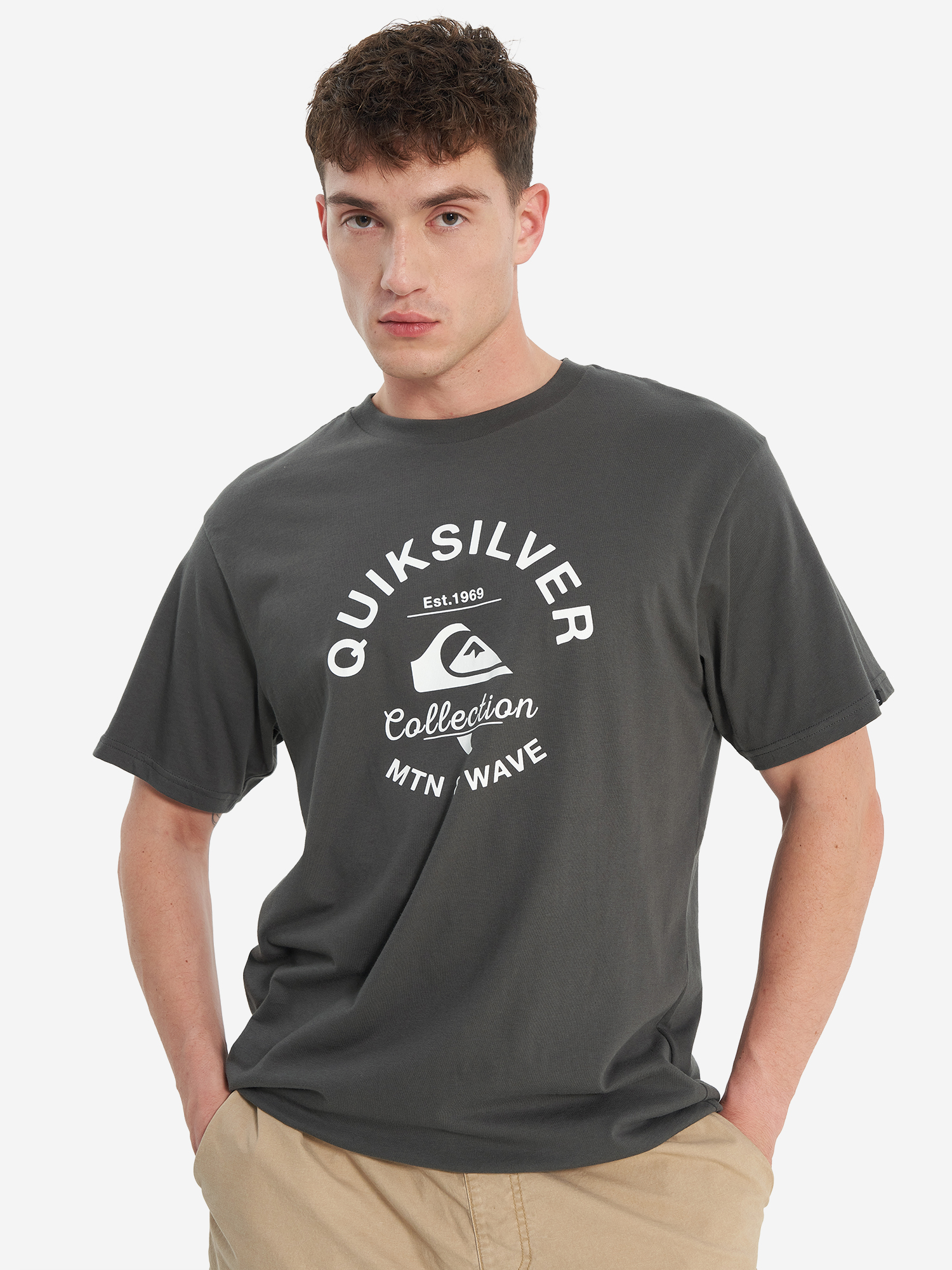 

Футболка мужская Quiksilver Bombshell Flaxton, Серый