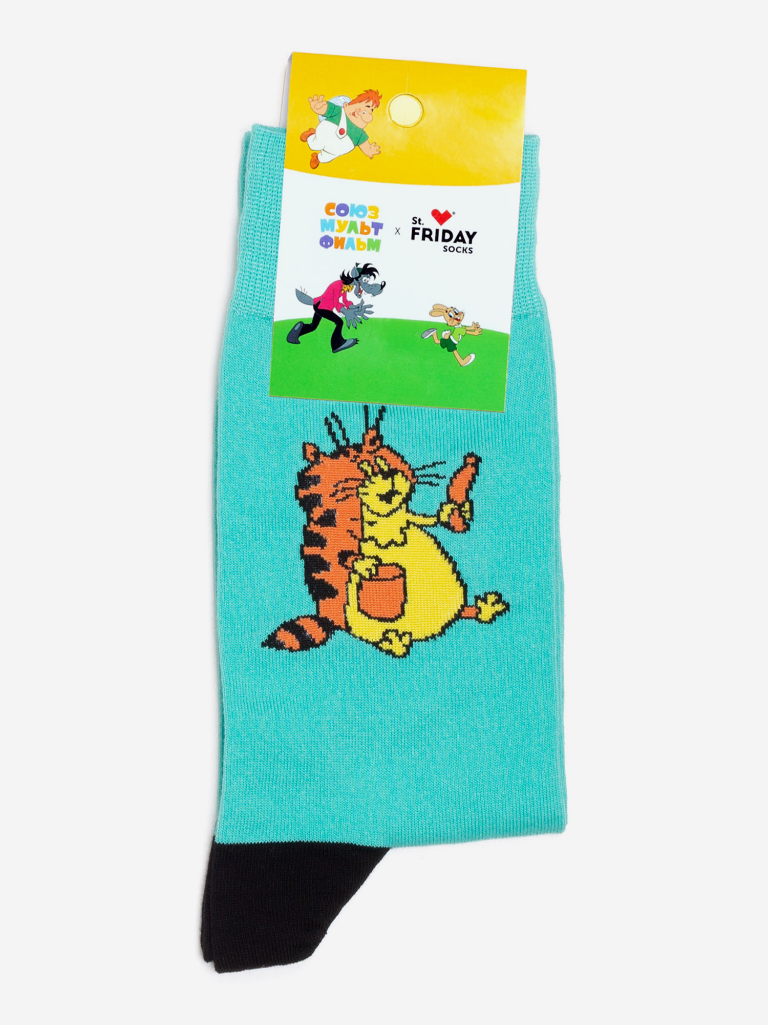 

Носки с рисунками St.Friday Socks, Кормят неплохо, Зеленый
