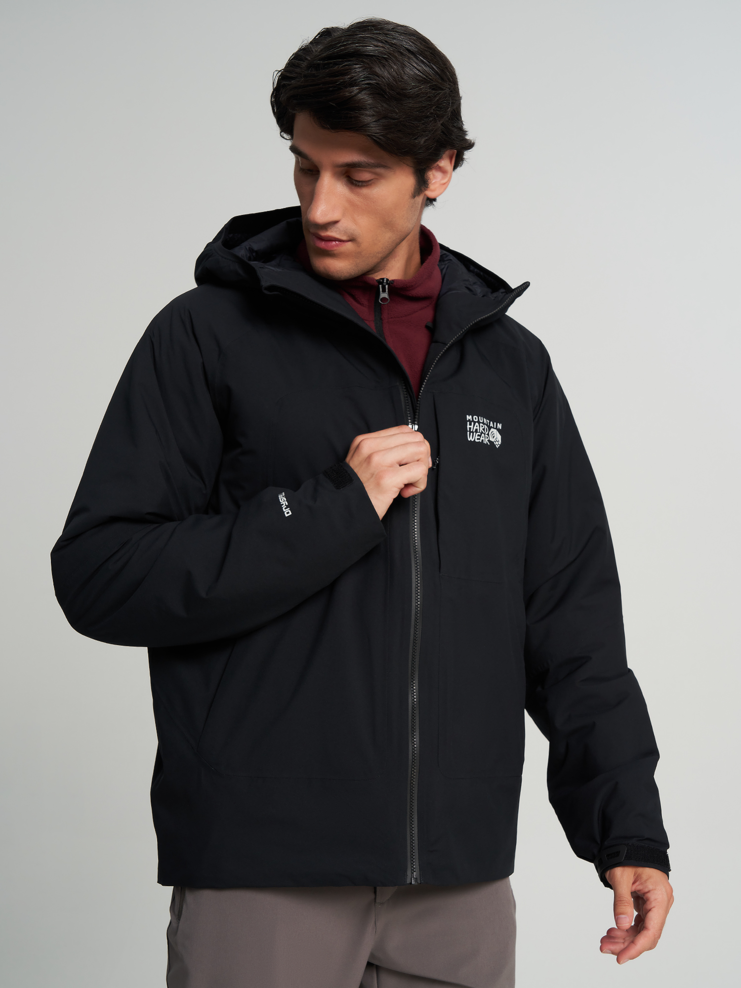 Изображение товара Куртка утепленная мембранная мужская Mountain Hardwear Stretch Ozonic Insulated Jacket, Черный