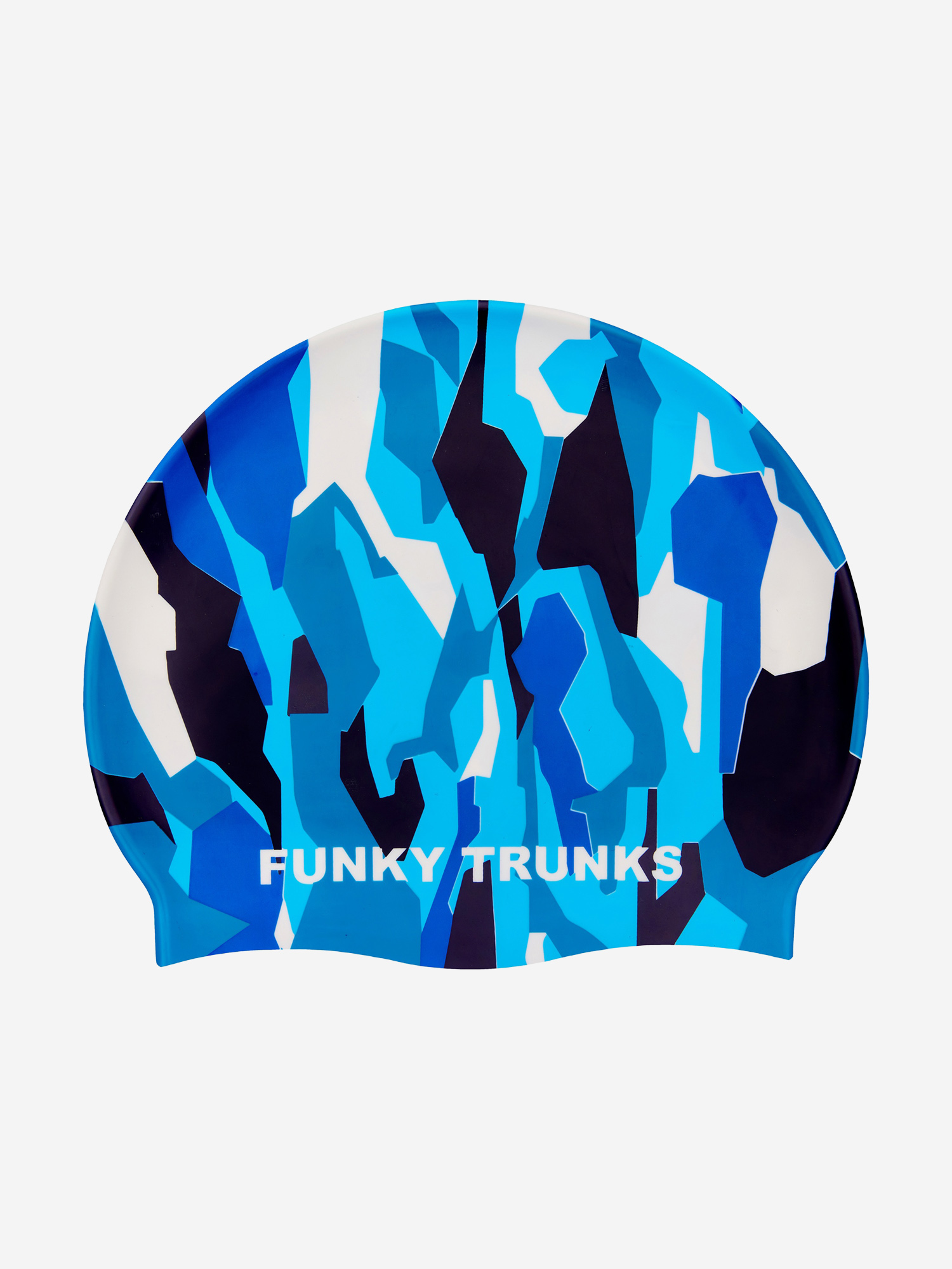 Шапочки для плавания  Спортмастер Шапочка для плавания Funky Trunks Chaz Michael, Синий